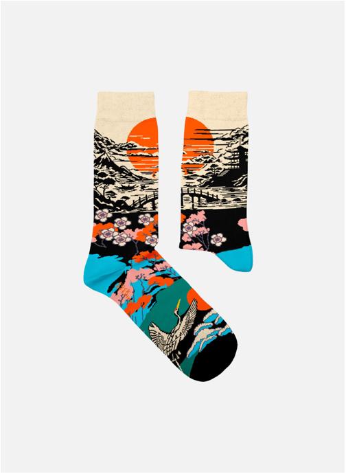 Sock Affairs Chaussettes Chaussettes Sock Affairs Japanese Sunrise femme noir