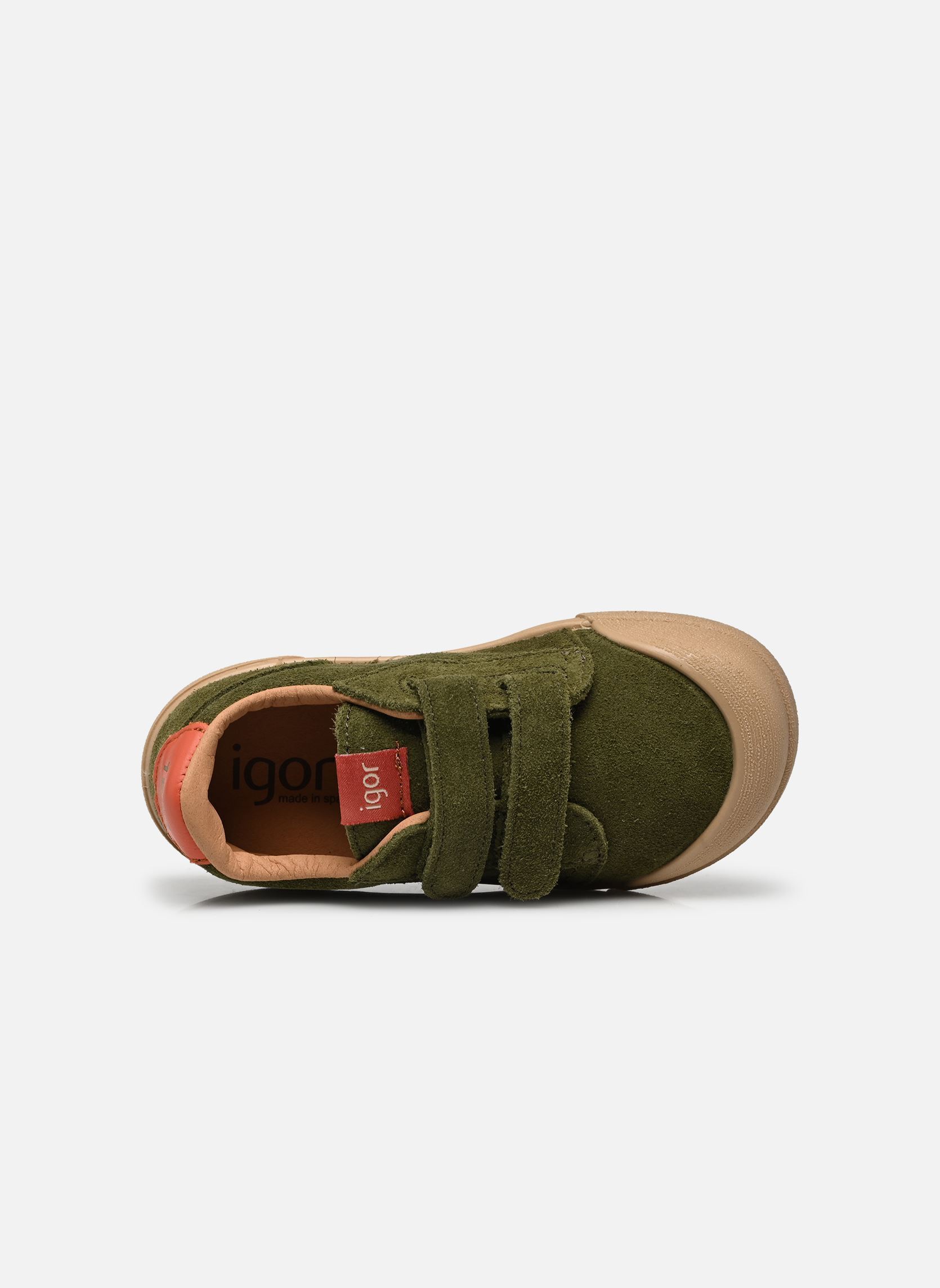 Niedrige Sneaker Tennis suede barefoot grün Igor Niedrige Sneaker Tennis suede barefoot grün VERDE NEW