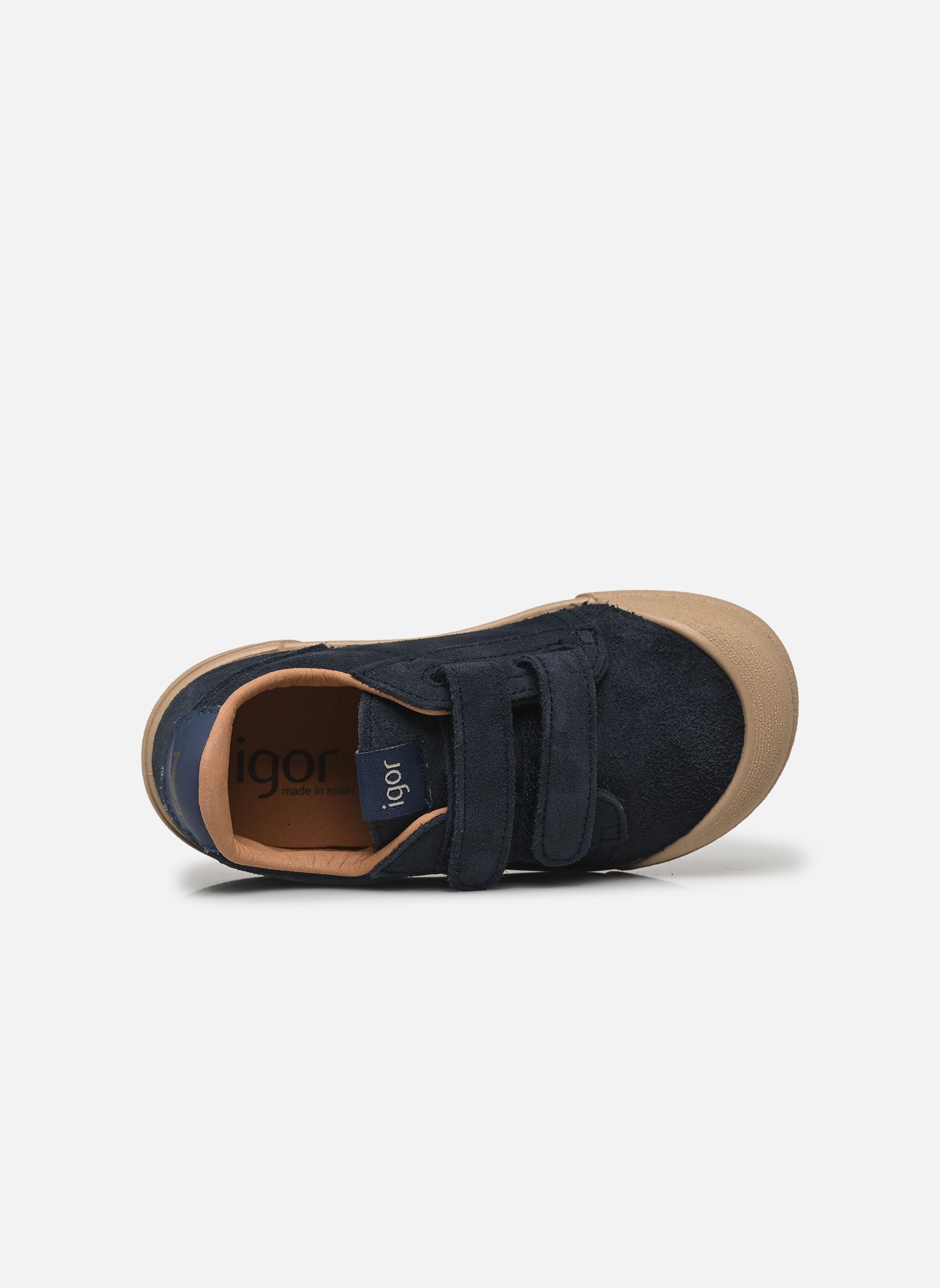 Baskets basses Tennis suede barefoot bleu Igor Baskets basses Tennis suede barefoot bleu MARINO