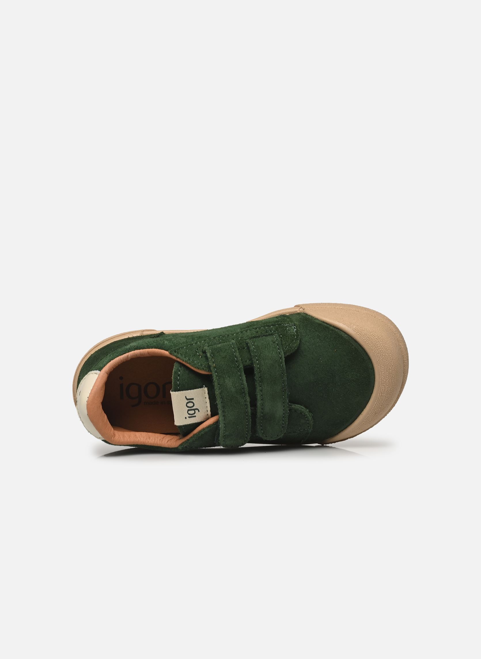 Niedrige Sneaker Tennis suede barefoot grün Igor Niedrige Sneaker Tennis suede barefoot grün VERDE