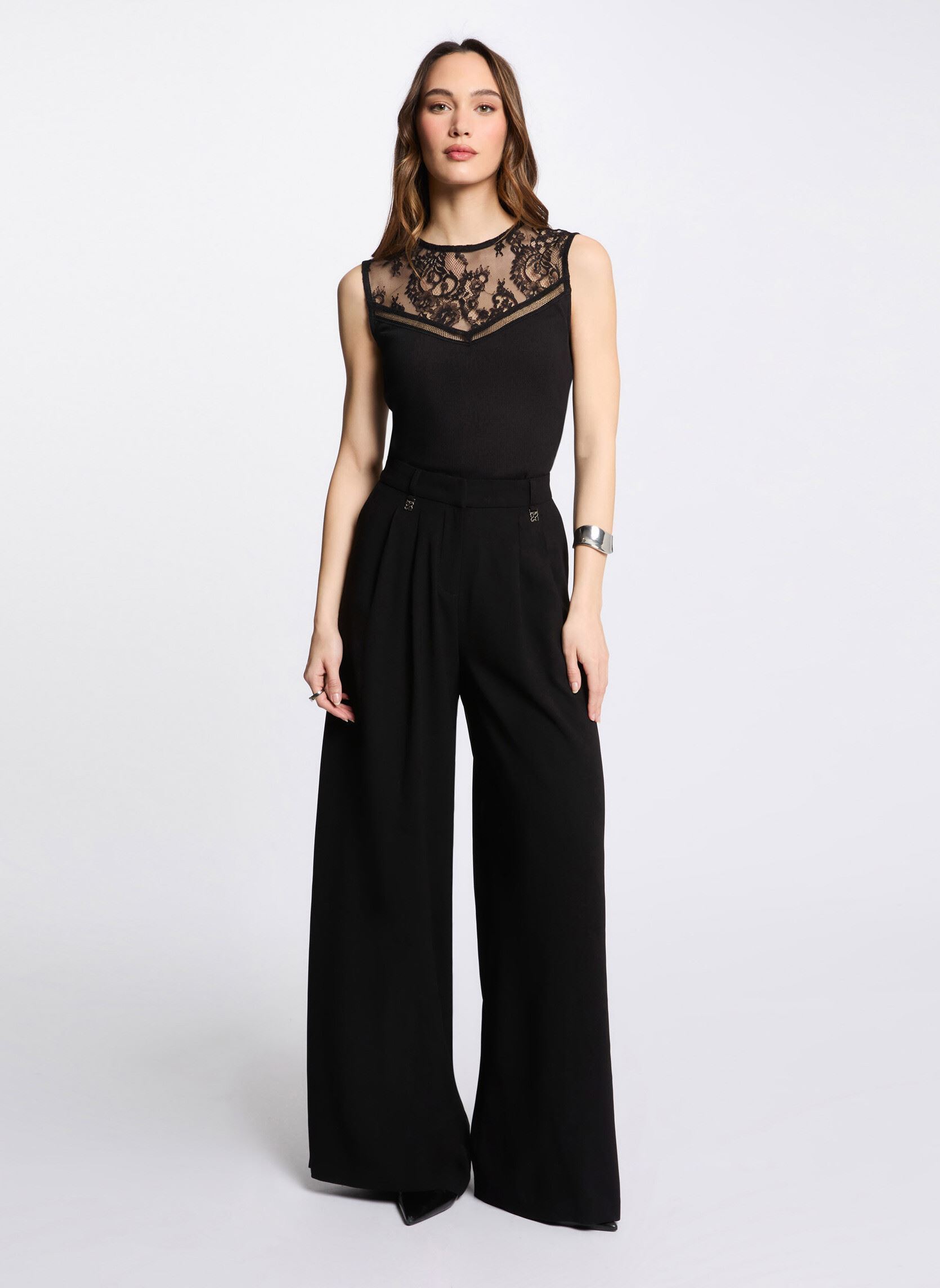 Tee-shirts manches courtes 252-DALI femme noir Morgan Tee-shirts manches courtes 252-DALI femme noir NOIR M