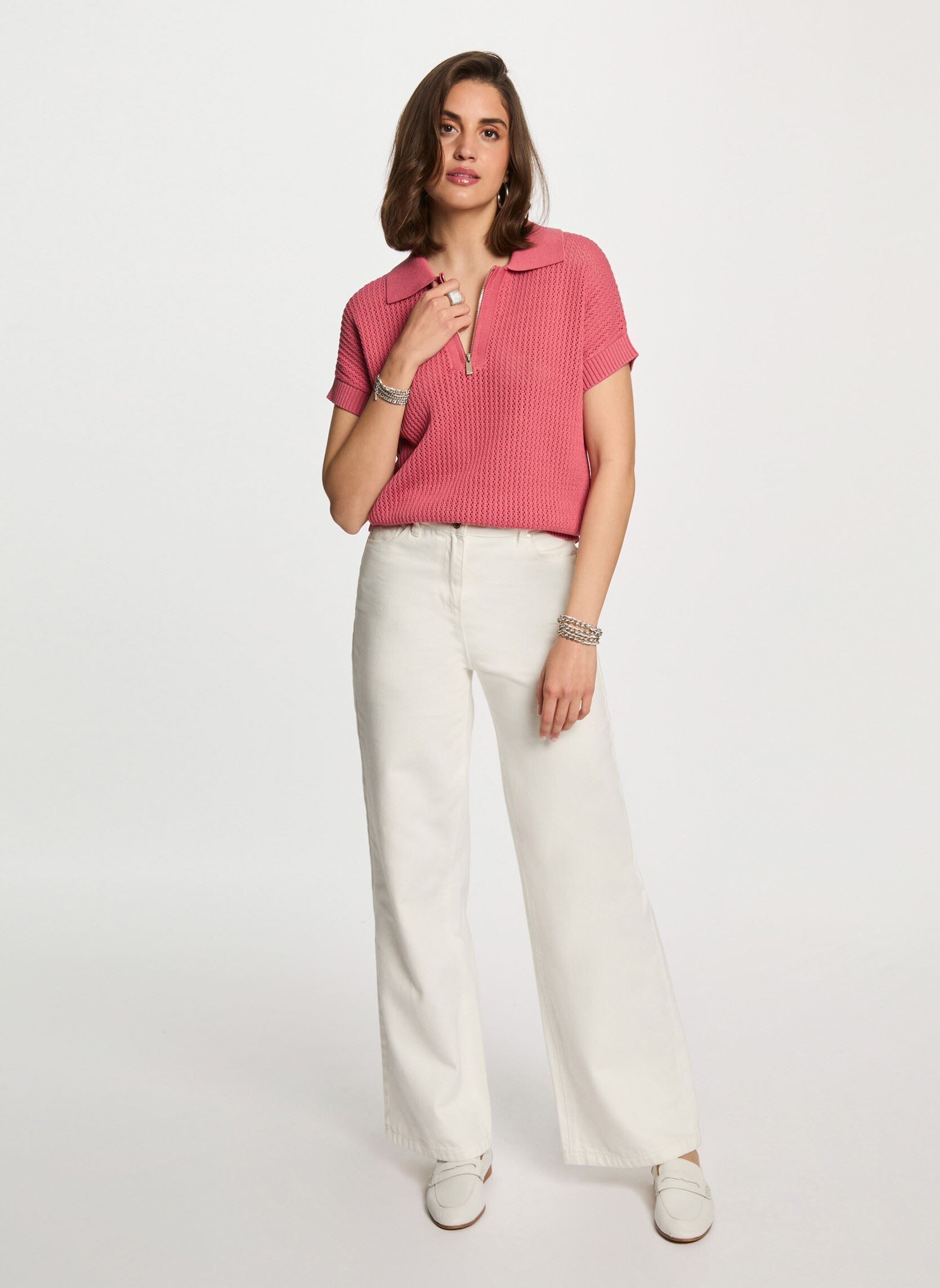 Pulls 252-MLAOS femme rose Morgan Pulls 252-MLAOS femme rose SLATE ROSE