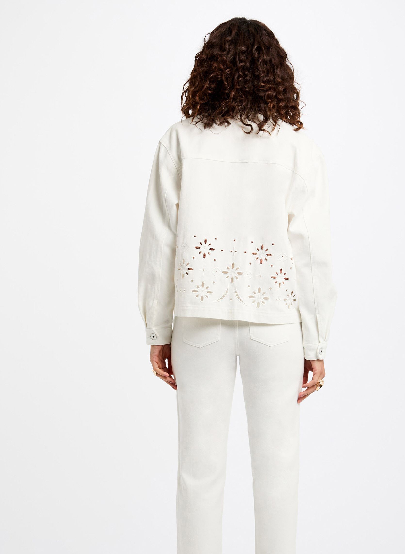 Jassen 252-VBRAD dames wit Morgan Jassen 252-VBRAD dames wit OFF WHITE M