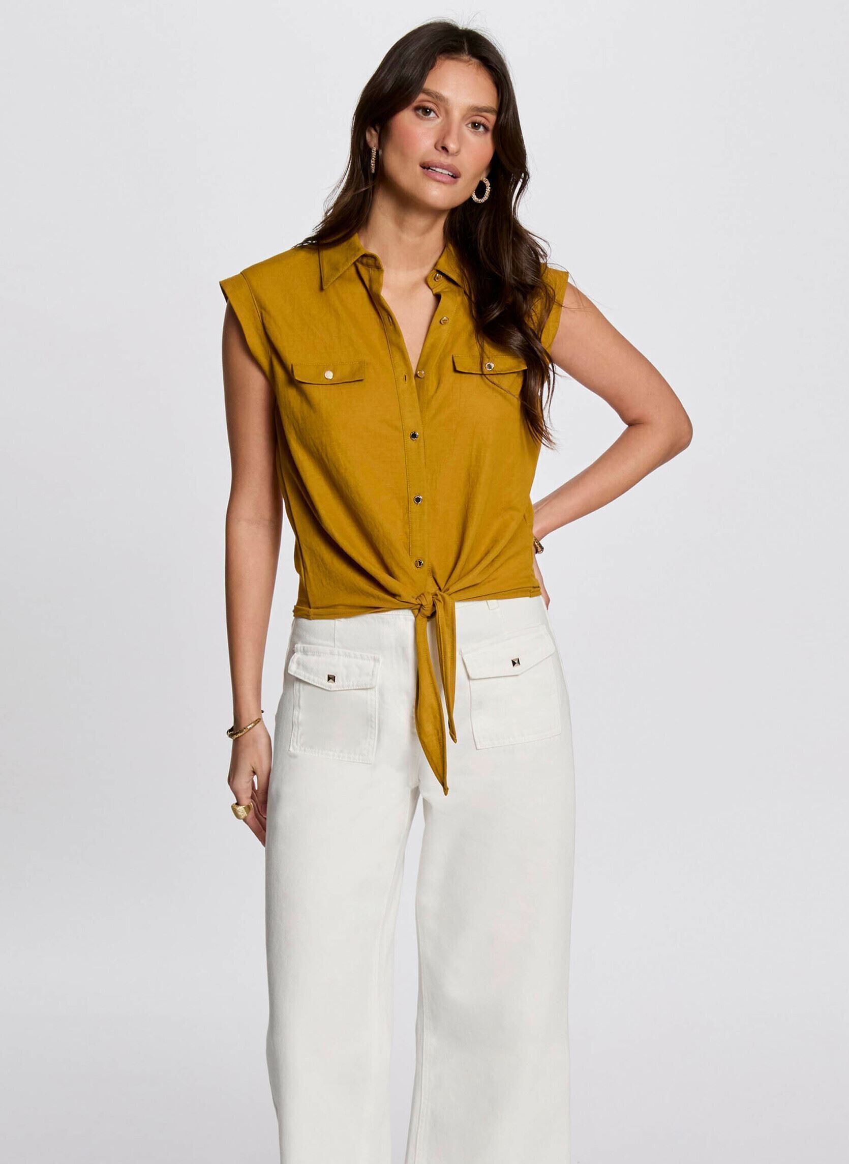 Blouse sans manches femme - vue 2
