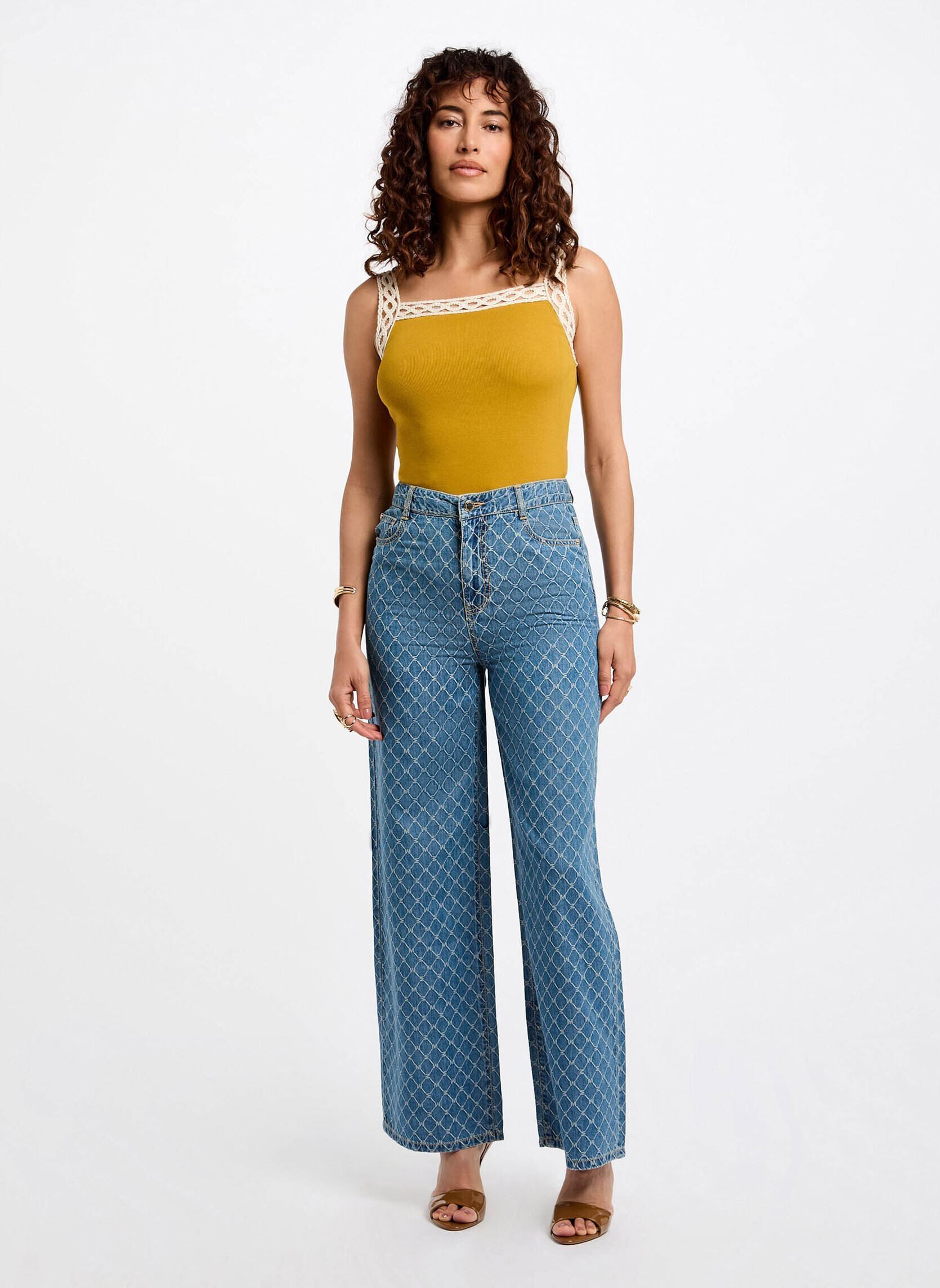 Débardeurs 252-DORSI femme jaune Morgan Débardeurs 252-DORSI femme jaune CUMIN M