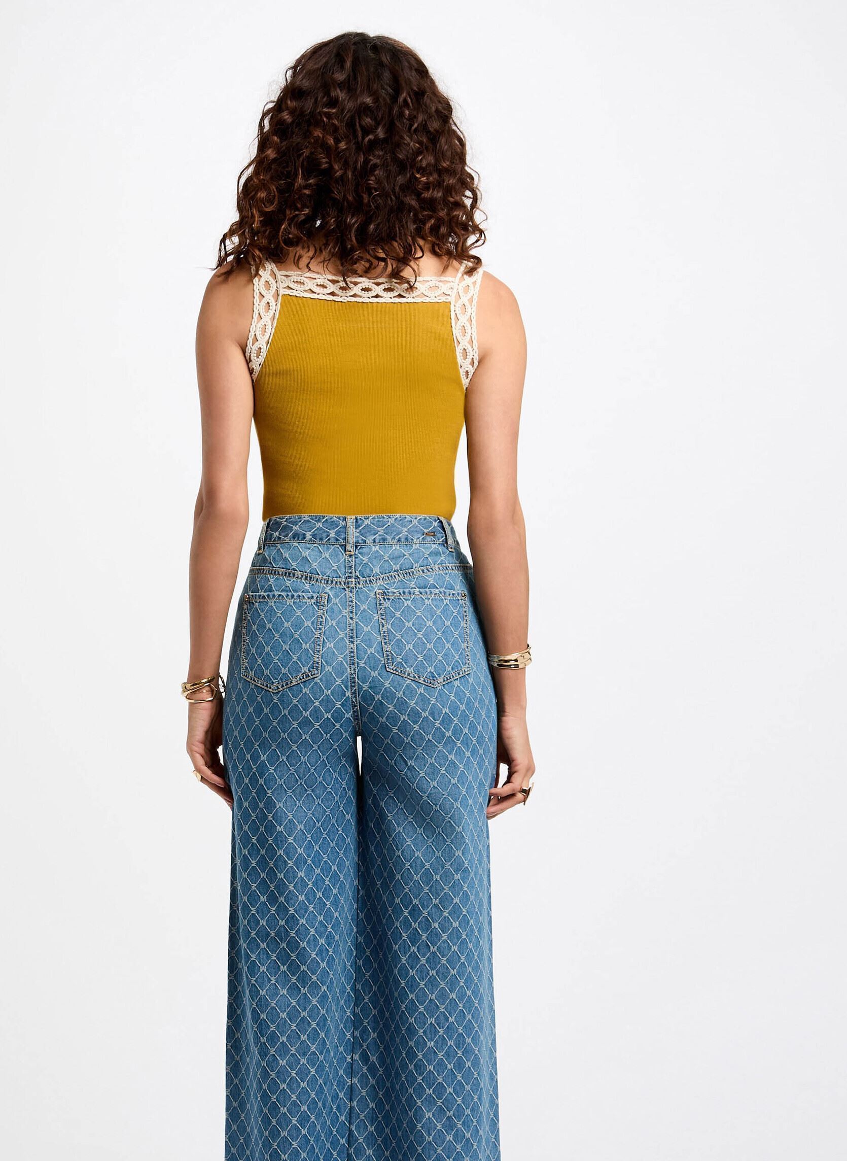 Débardeurs 252-DORSI femme jaune Morgan Débardeurs 252-DORSI femme jaune CUMIN M