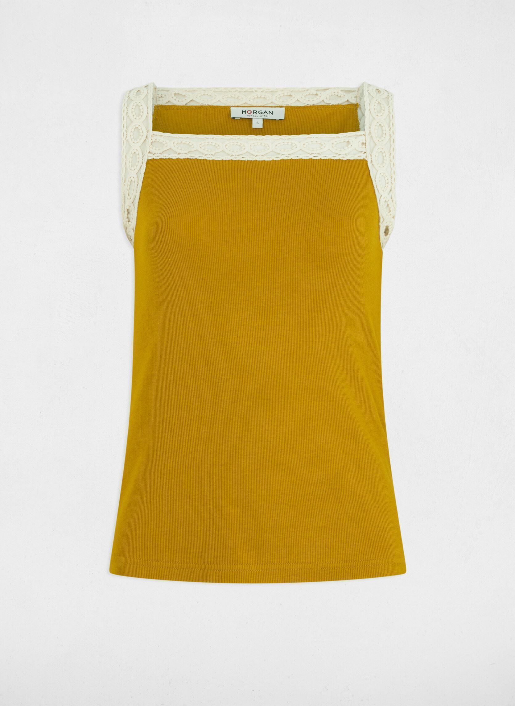 Débardeurs 252-DORSI femme jaune Morgan Débardeurs 252-DORSI femme jaune CUMIN M