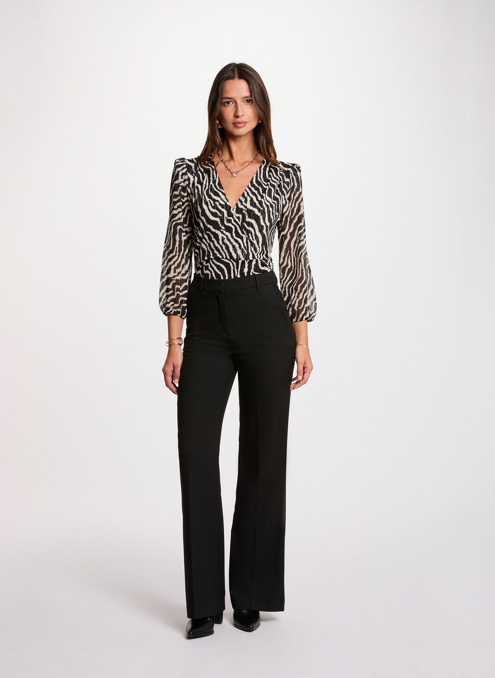 Langarm-T-Shirts 252-TRUDDY damen mehrfarbig Morgan Langarm-T-Shirts 252-TRUDDY damen mehrfarbig MULTICO