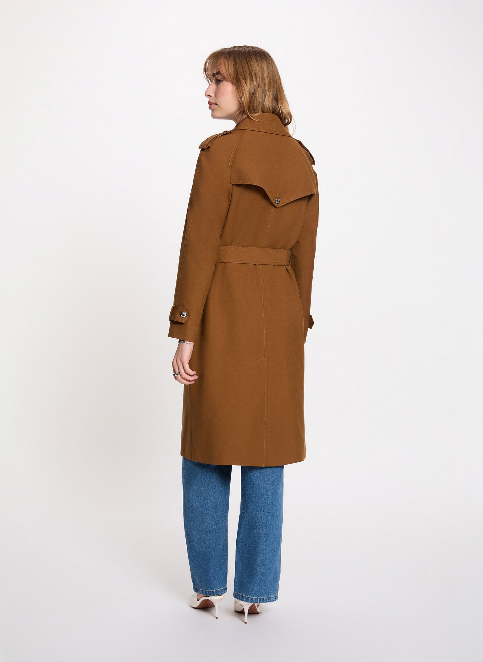 Klassische Mäntel 242-GTRENCH1 damen braun Morgan Klassische Mäntel 242-GTRENCH1 damen braun GOLDEN BROWN