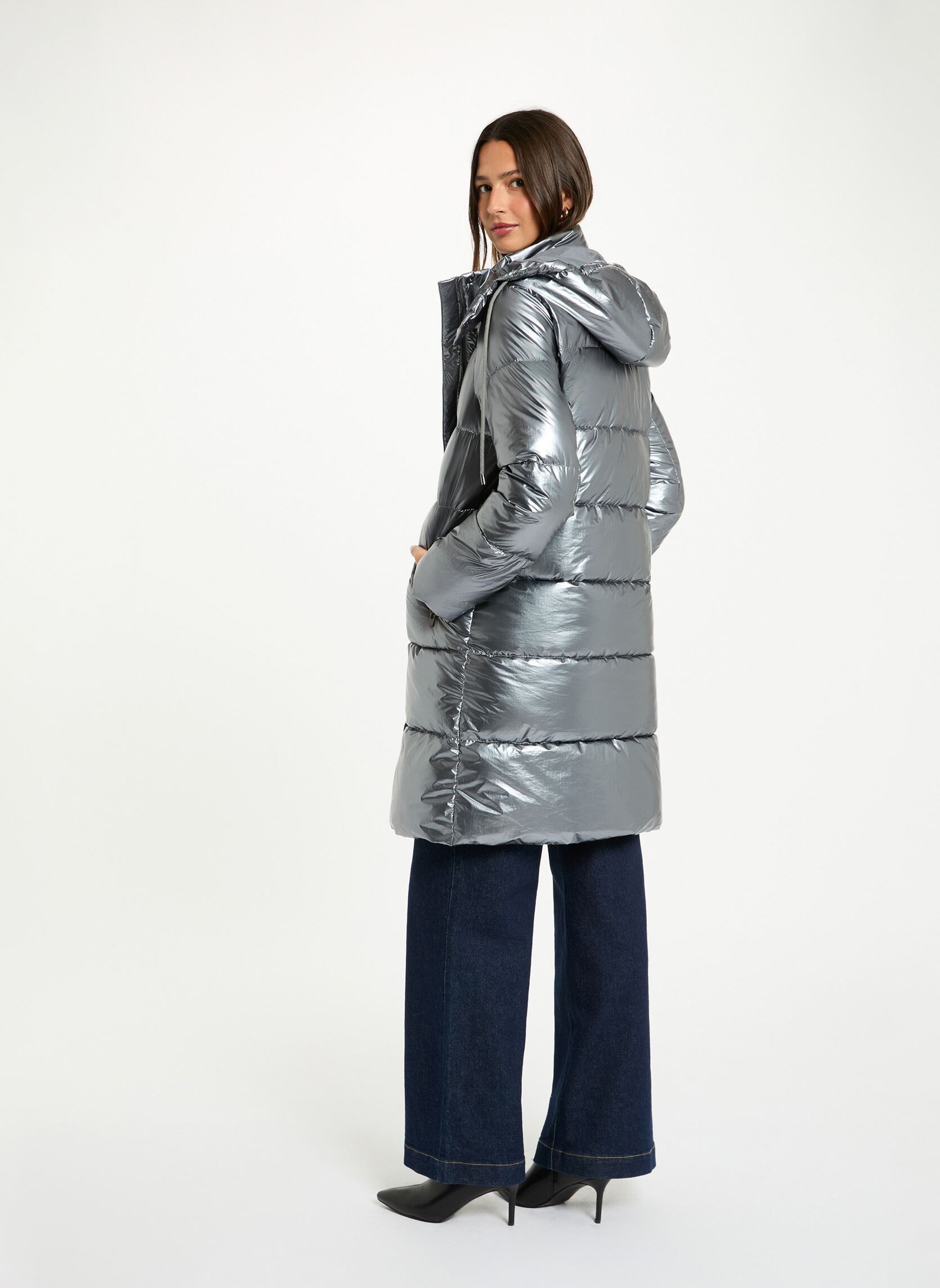 Daunenjacken 252-GDONA damen silber Morgan Daunenjacken 252-GDONA damen silber ARGENTE