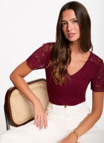 Tee-shirts 252-DIO femme bordeaux