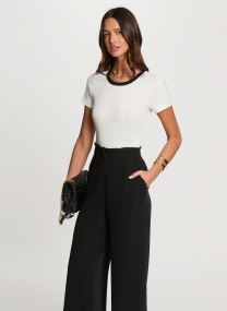 Tee-shirts manches courtes 252-DOPPY femme blanc Morgan Tee-shirts manches courtes 252-DOPPY femme blanc OFF WHITE M