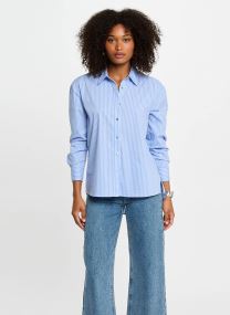 Chemises manches longues 252-CRAY femme bleu