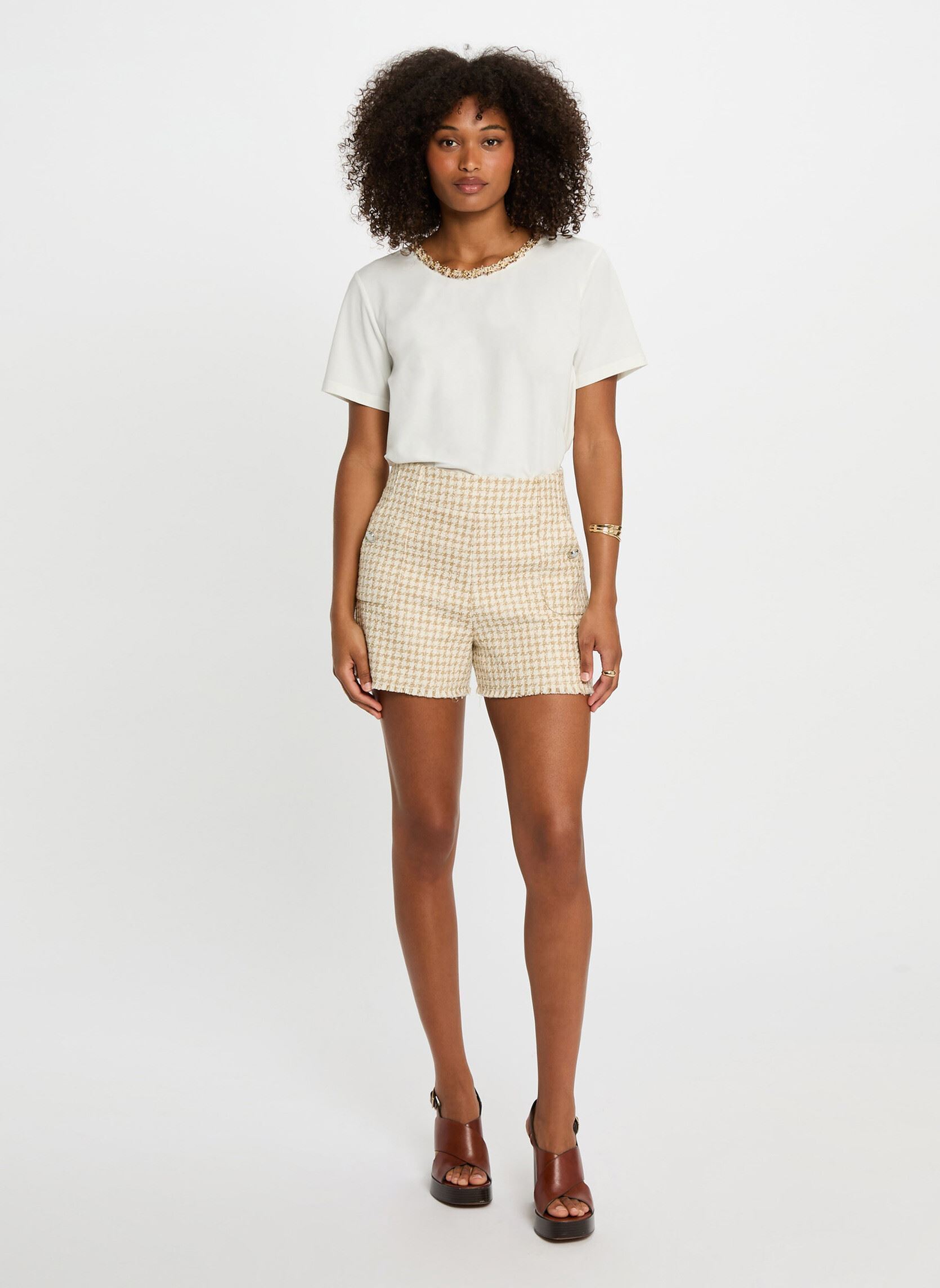 Tee-shirts manches courtes 252-DANY femme blanc Morgan Tee-shirts manches courtes 252-DANY femme blanc OFF WHITE M