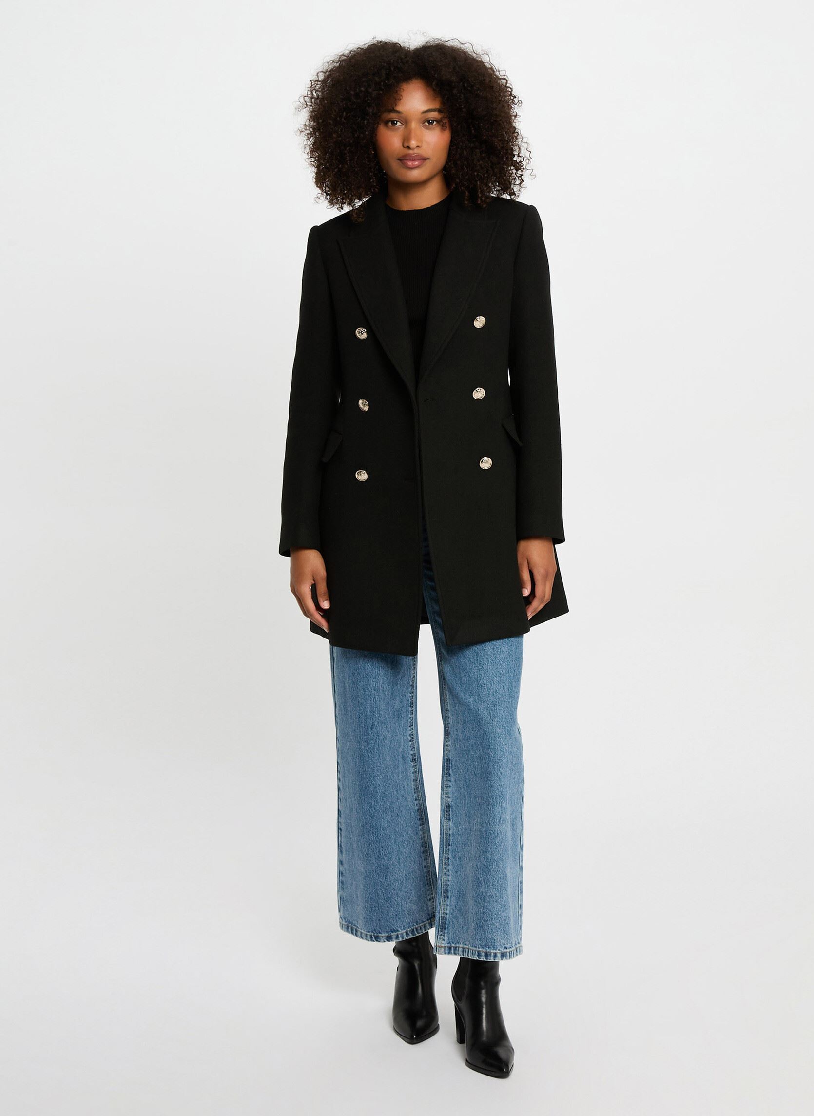 Manteaux 252-GCHA femme noir Morgan Manteaux 252-GCHA femme noir NOIR M