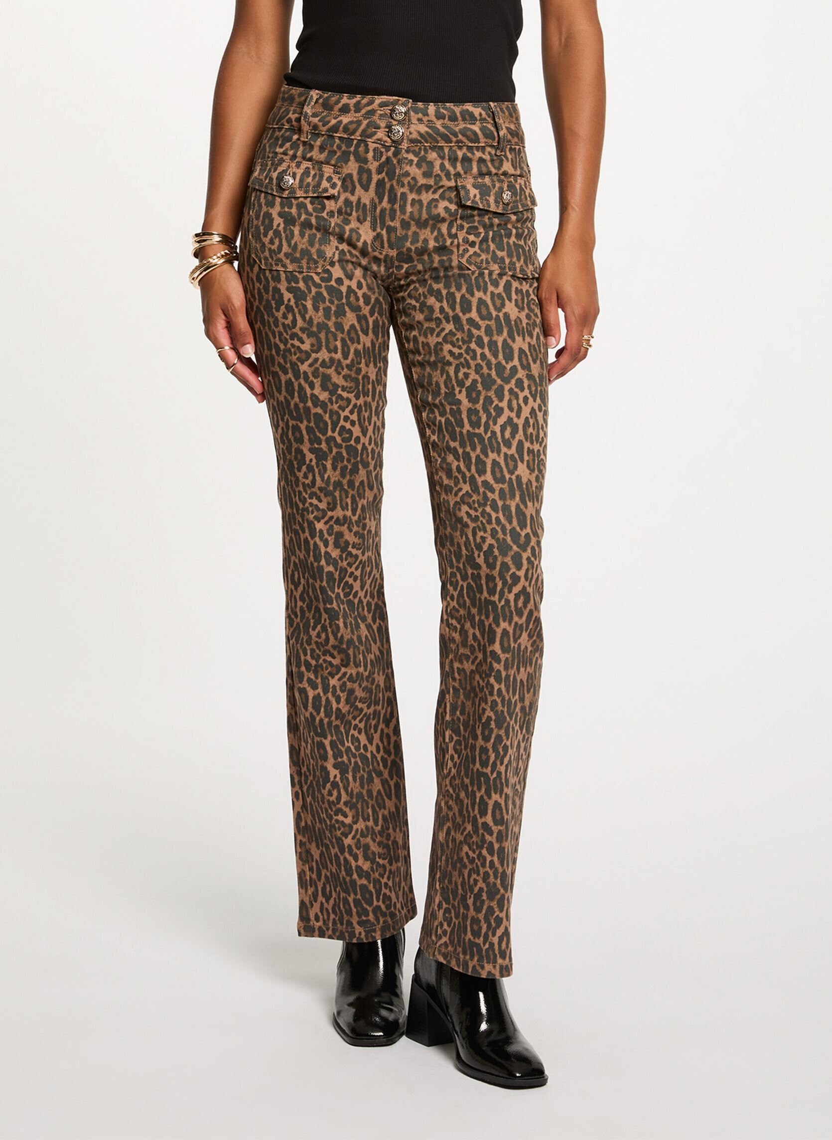 Jean bootcut taille haute femme - vue 2