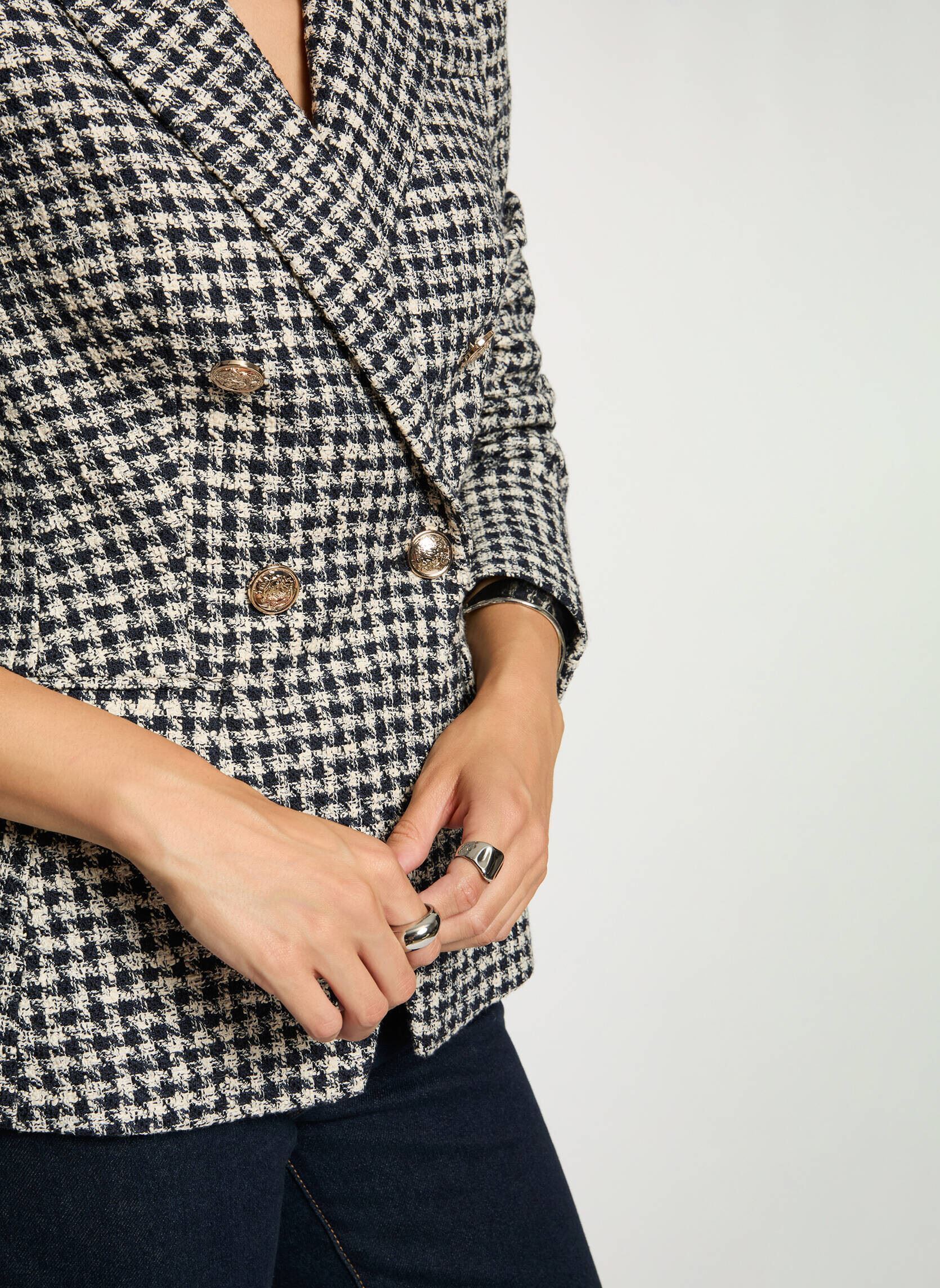 Blazer 252-VJEAN.F dames meerkleurig Morgan Blazer 252-VJEAN.F dames meerkleurig MULTICO