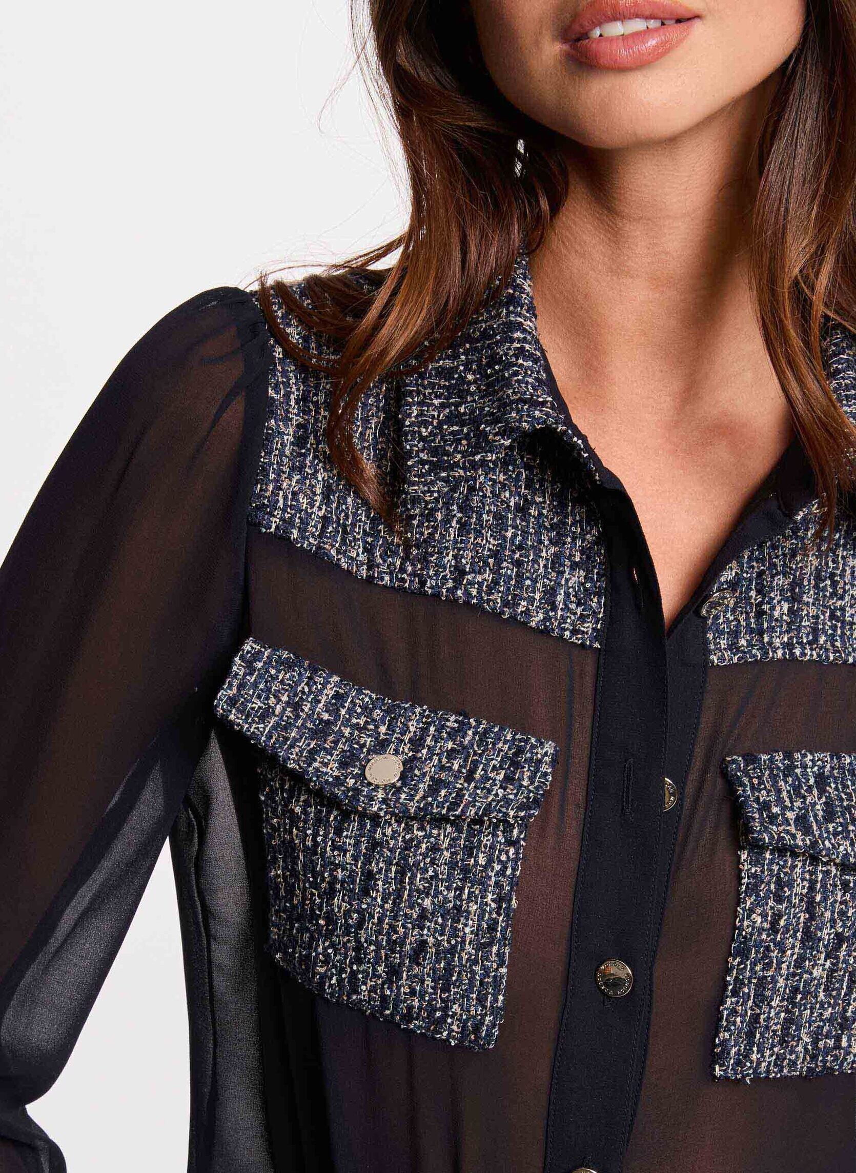 Chemise manches longues motif imprimé TANAKA - Ritchie Jeans