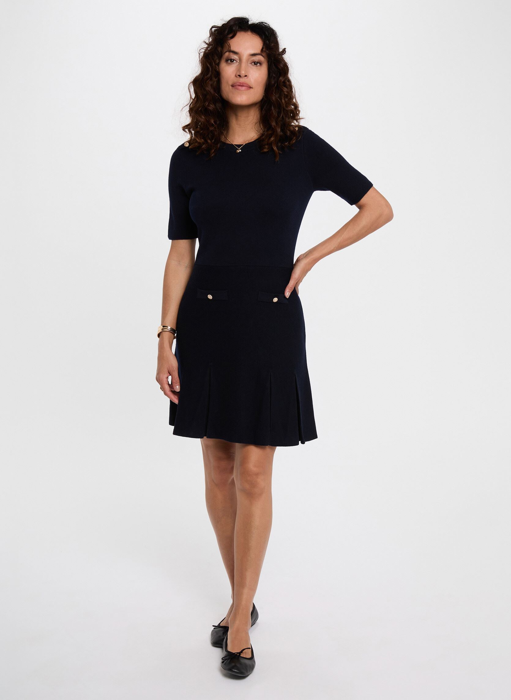 Jurken 252-RMCOL dames blauw Morgan Jurken 252-RMCOL dames blauw MARINE M