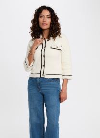 Strickjacken und Westen 252-MCLAIRE damen weiß Morgan Strickjacken und Westen 252-MCLAIRE damen weiß OFF WHITE M