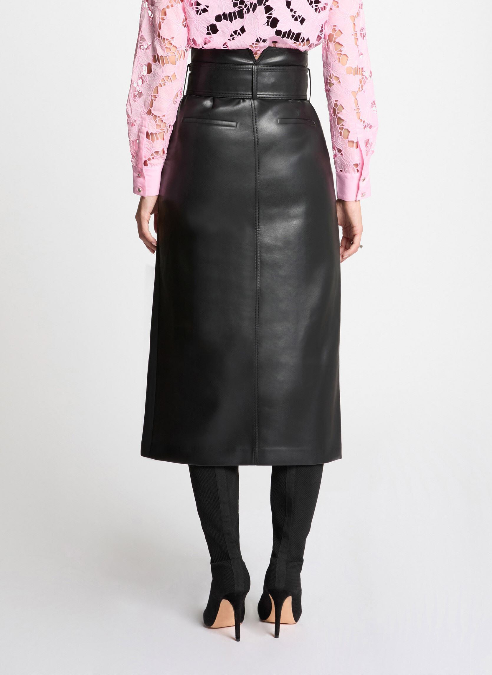 Jupes mi-longues 242-JADY femme noir Morgan Jupes mi-longues 242-JADY femme noir NOIR