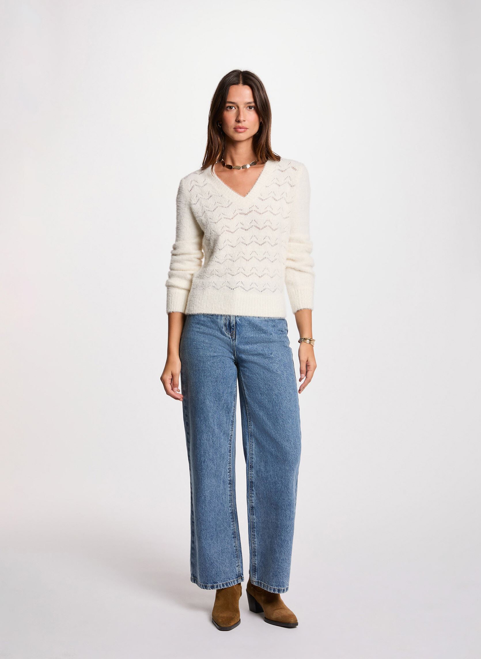 Pull LILOU Blanc