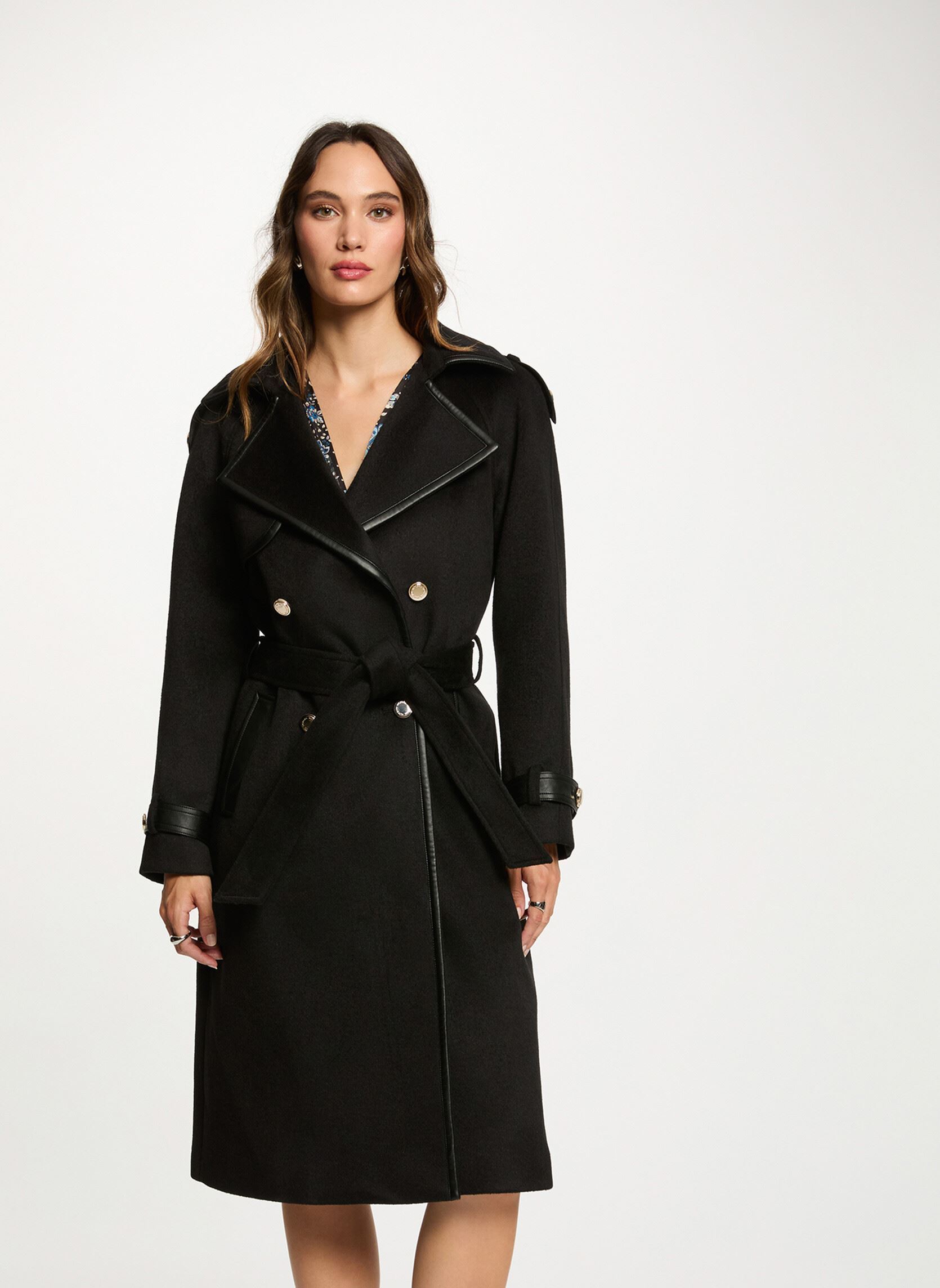 Trench ajusté col tailleur femme - vue 2