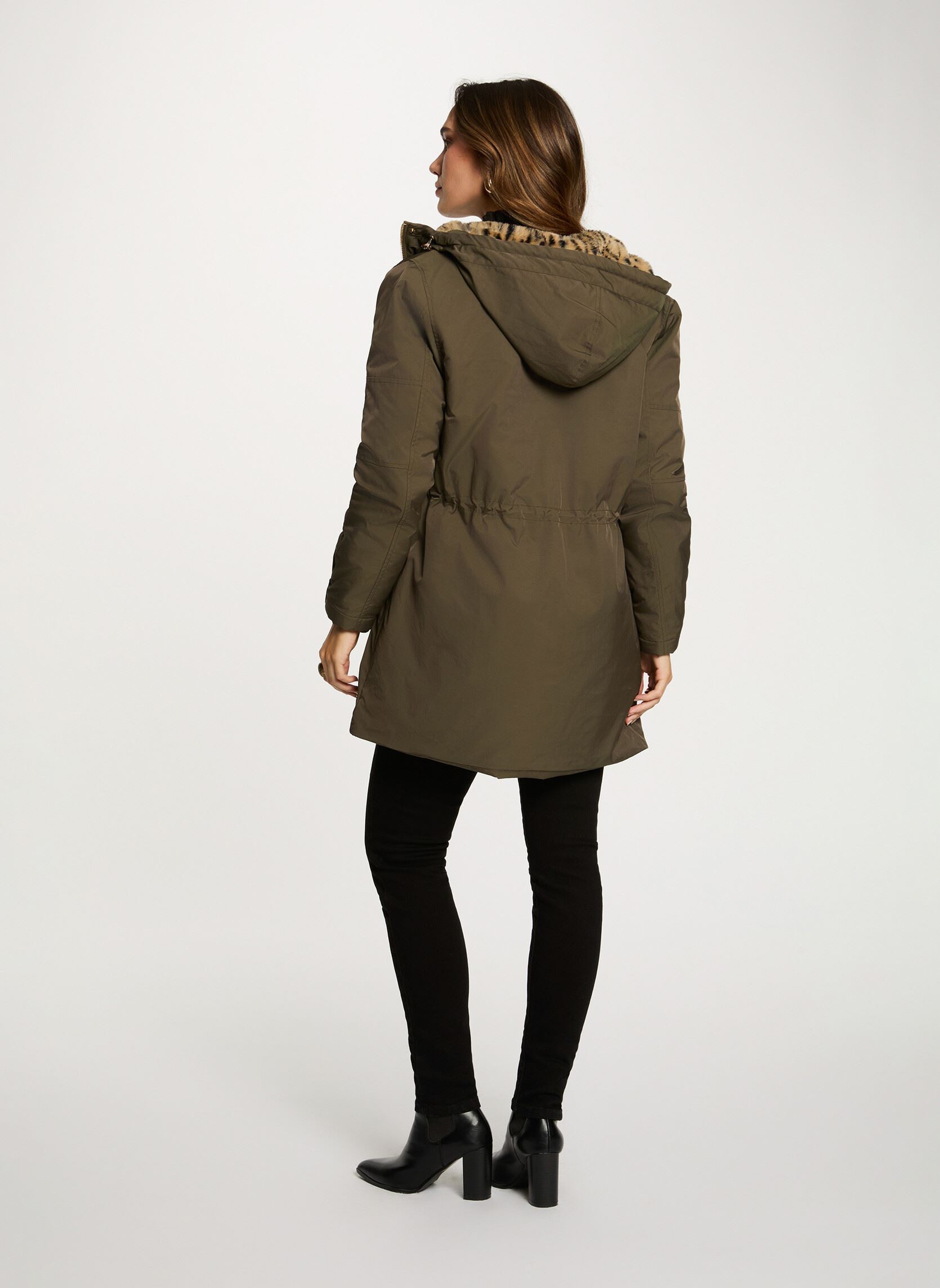 Winterjas 252-GOZEL dames groen Morgan Winterjas 252-GOZEL dames groen KAKI M