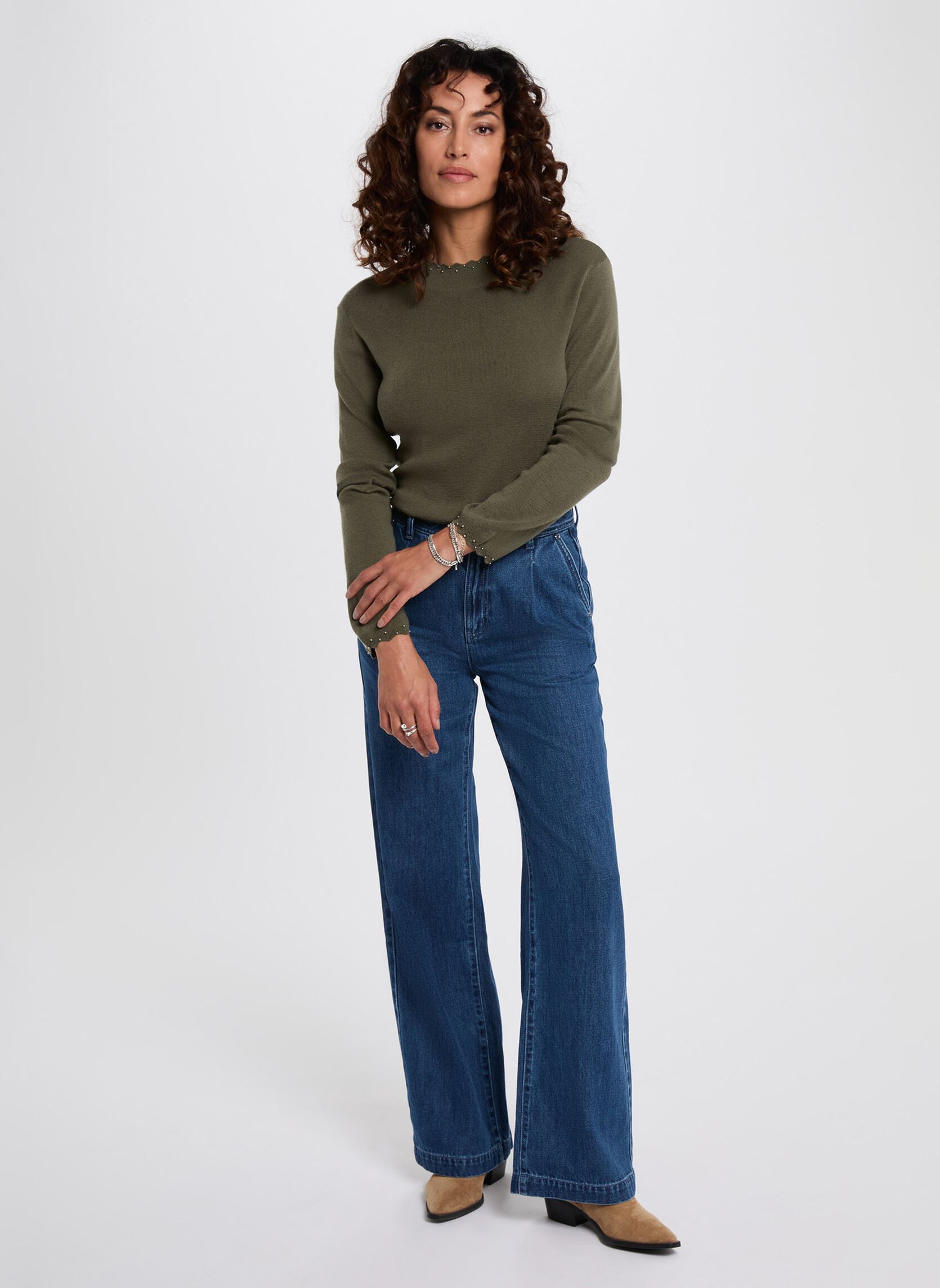 Pulls 252-MROCK femme vert Morgan Pulls 252-MROCK femme vert BEETLE