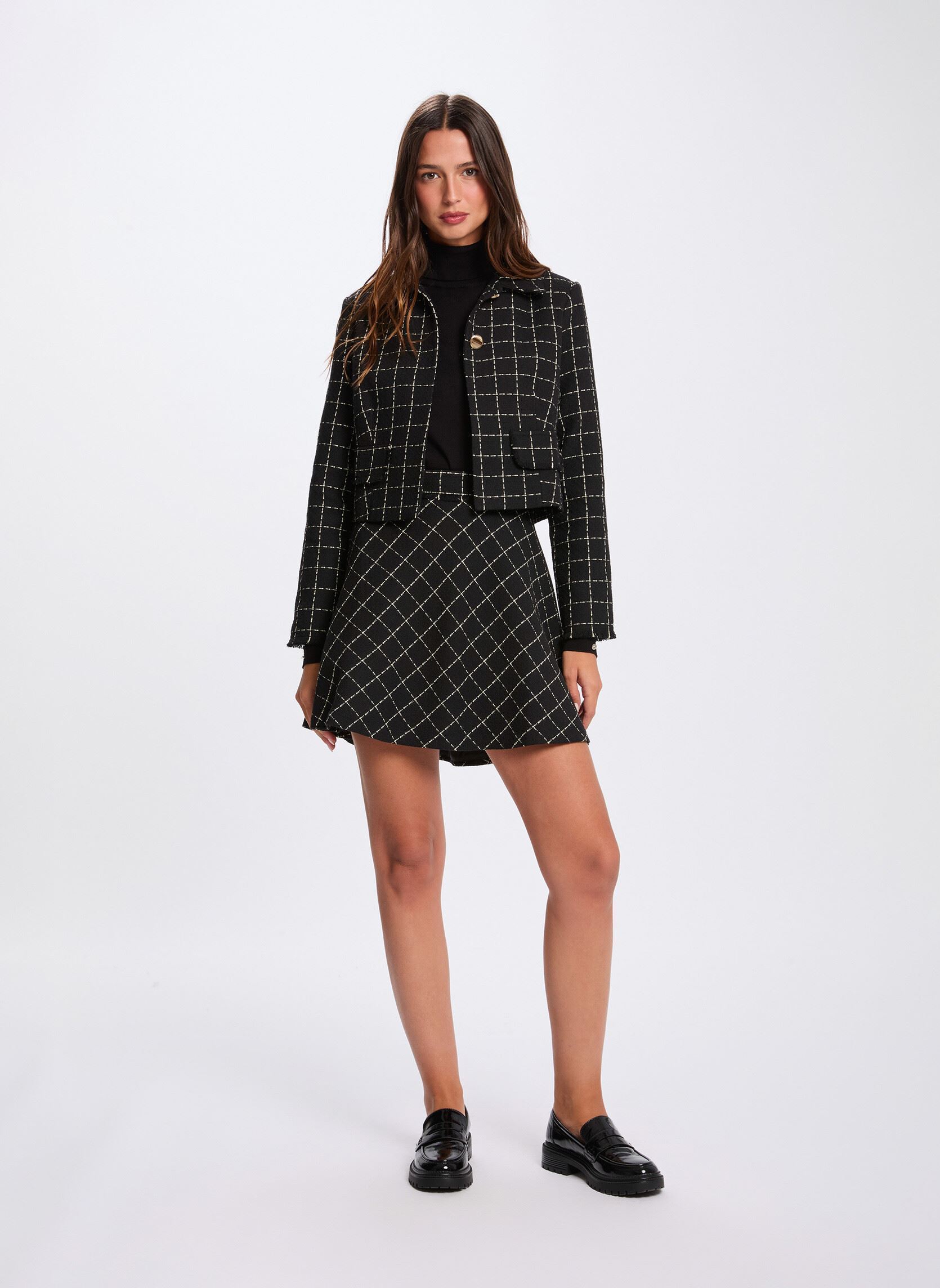 Jupes courtes 242-JILMA femme noir Morgan Jupes courtes 242-JILMA femme noir NOIR