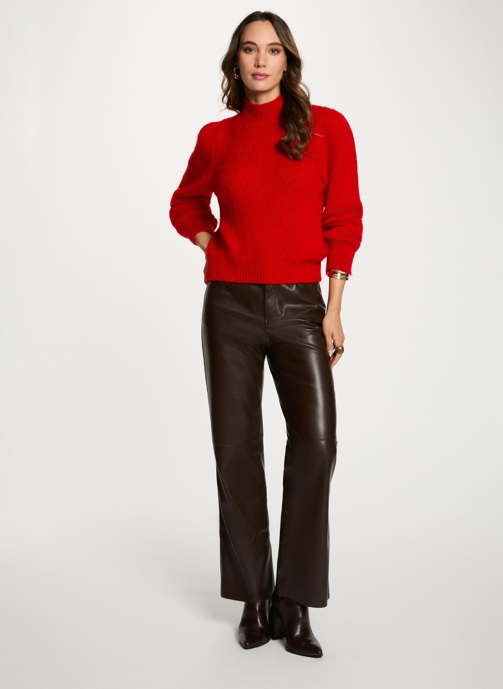 Flared Jeans 252-PEMPER damen braun Morgan Flared Jeans 252-PEMPER damen braun CAFE M