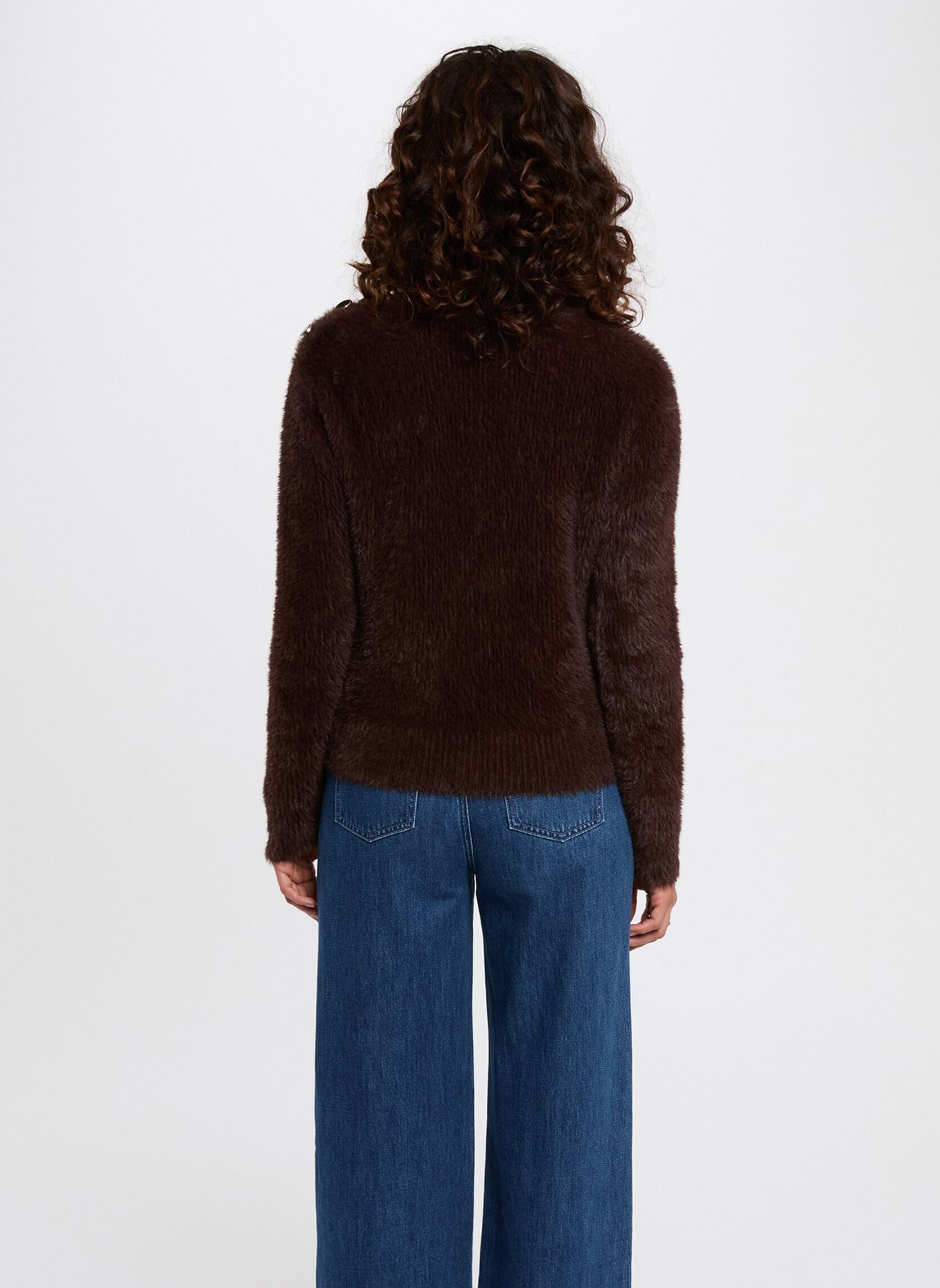 Pulls 252-MFENNY femme marron Morgan Pulls 252-MFENNY femme marron CAFE M