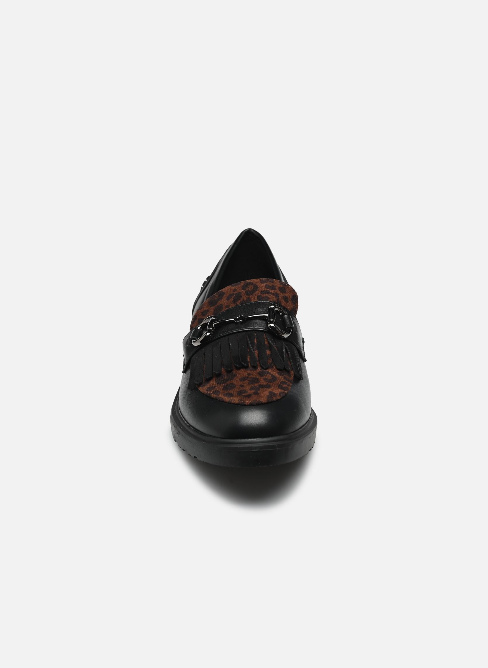 Mocassins MONICA femme noir LPB -LES PETITES BOMBES Mocassins MONICA femme noir NOIR PU / LEOPARD