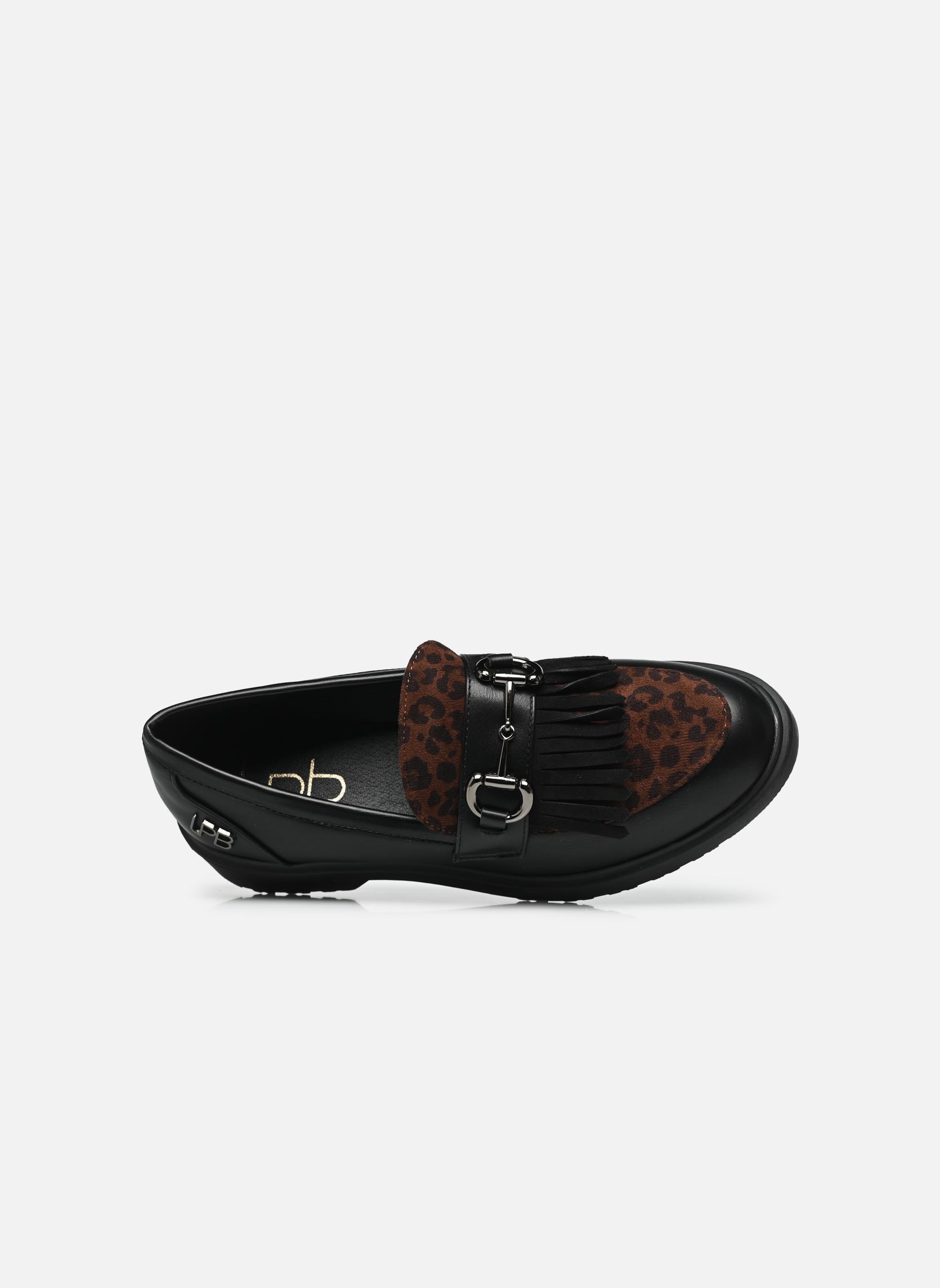 Mocassins MONICA femme noir LPB -LES PETITES BOMBES Mocassins MONICA femme noir NOIR PU / LEOPARD