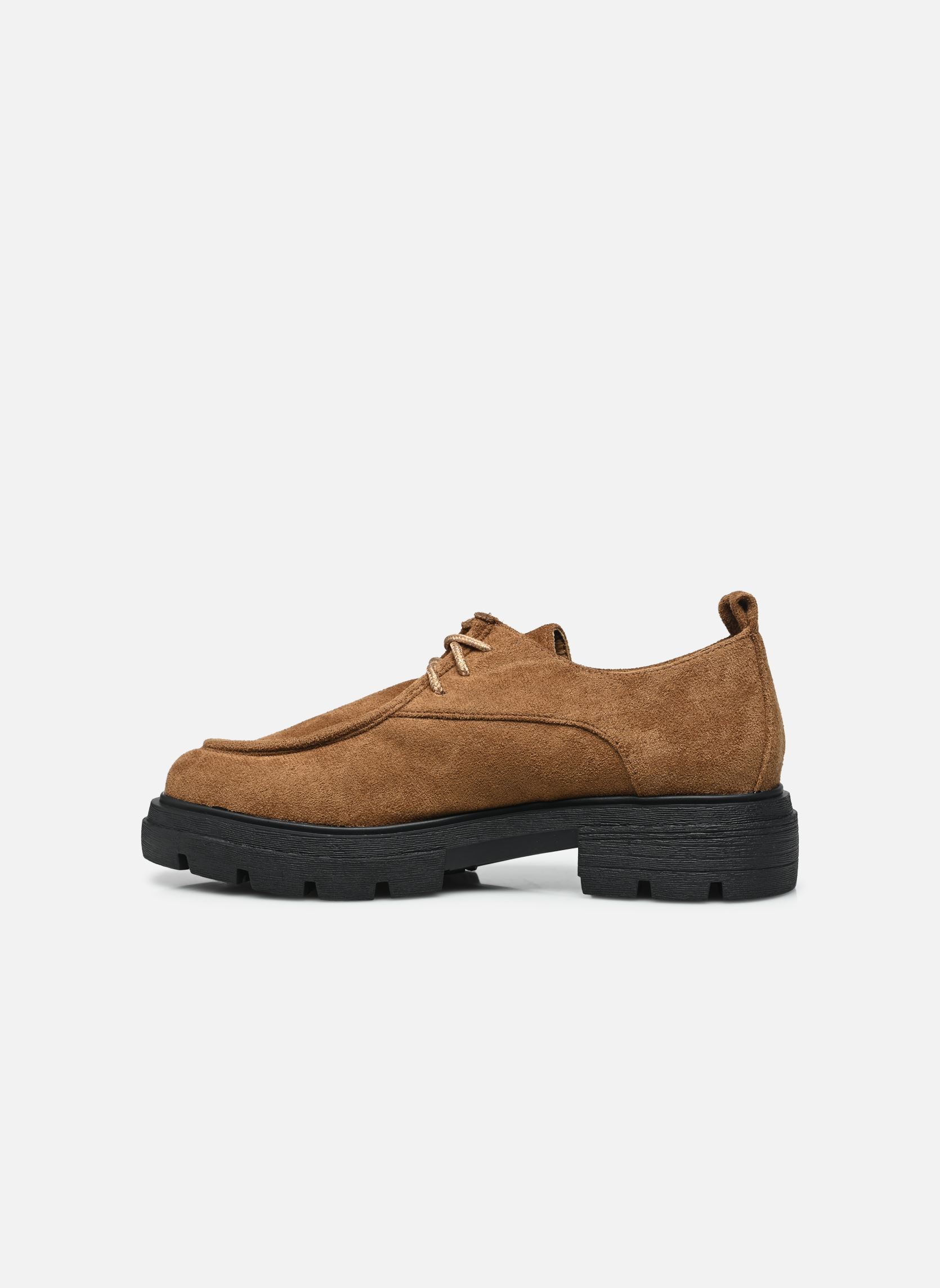 Derby schoenen MARINE dames bruin LPB -LES PETITES BOMBES Derby schoenen MARINE dames bruin CAMEL SUEDINE