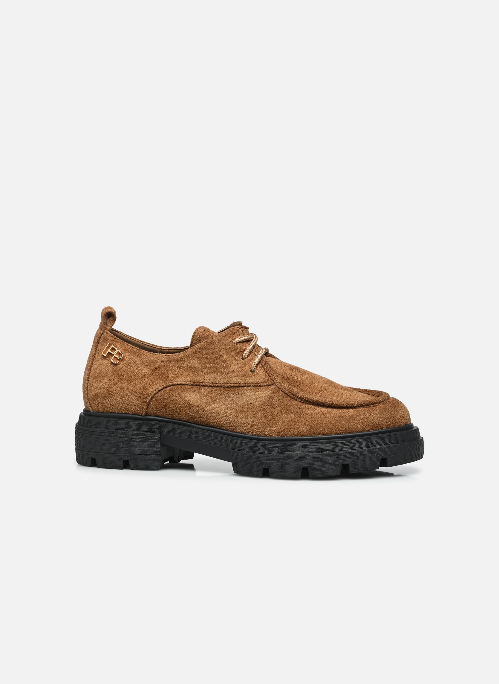 Derby schoenen MARINE dames bruin LPB -LES PETITES BOMBES Derby schoenen MARINE dames bruin CAMEL SUEDINE
