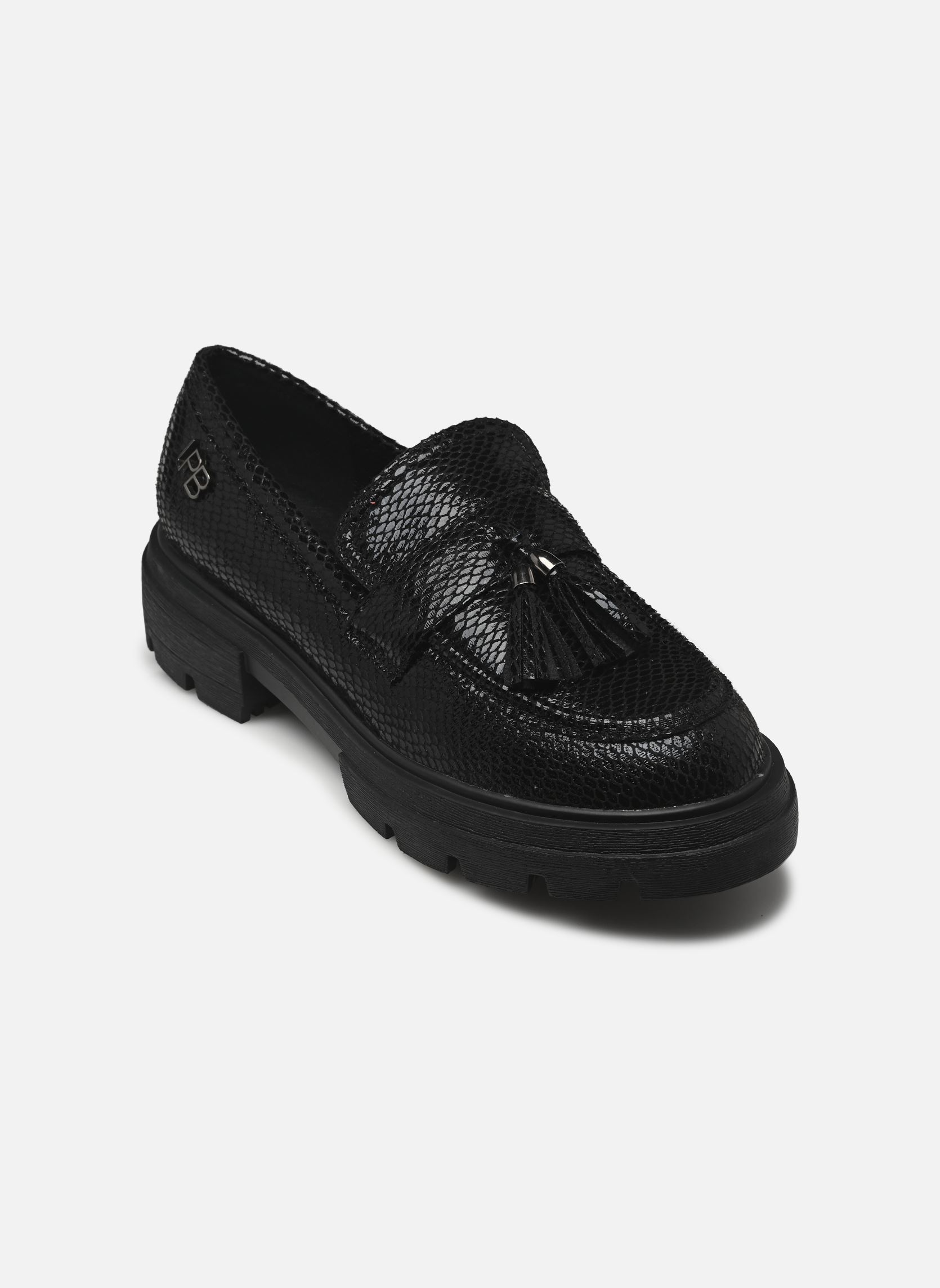 Loafer MONA damen schwarz LPB -LES PETITES BOMBES Loafer MONA damen schwarz Noir snake