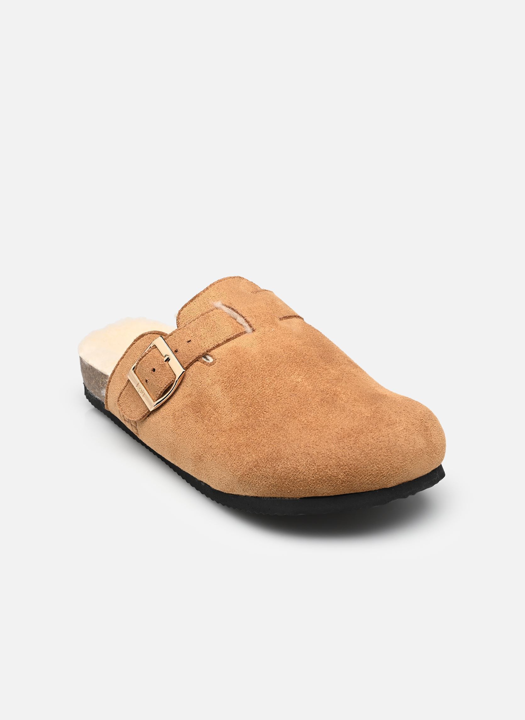 Pantoffels MAREME dames bruin LPB -LES PETITES BOMBES Pantoffels MAREME dames bruin CAMEL SUEDINE