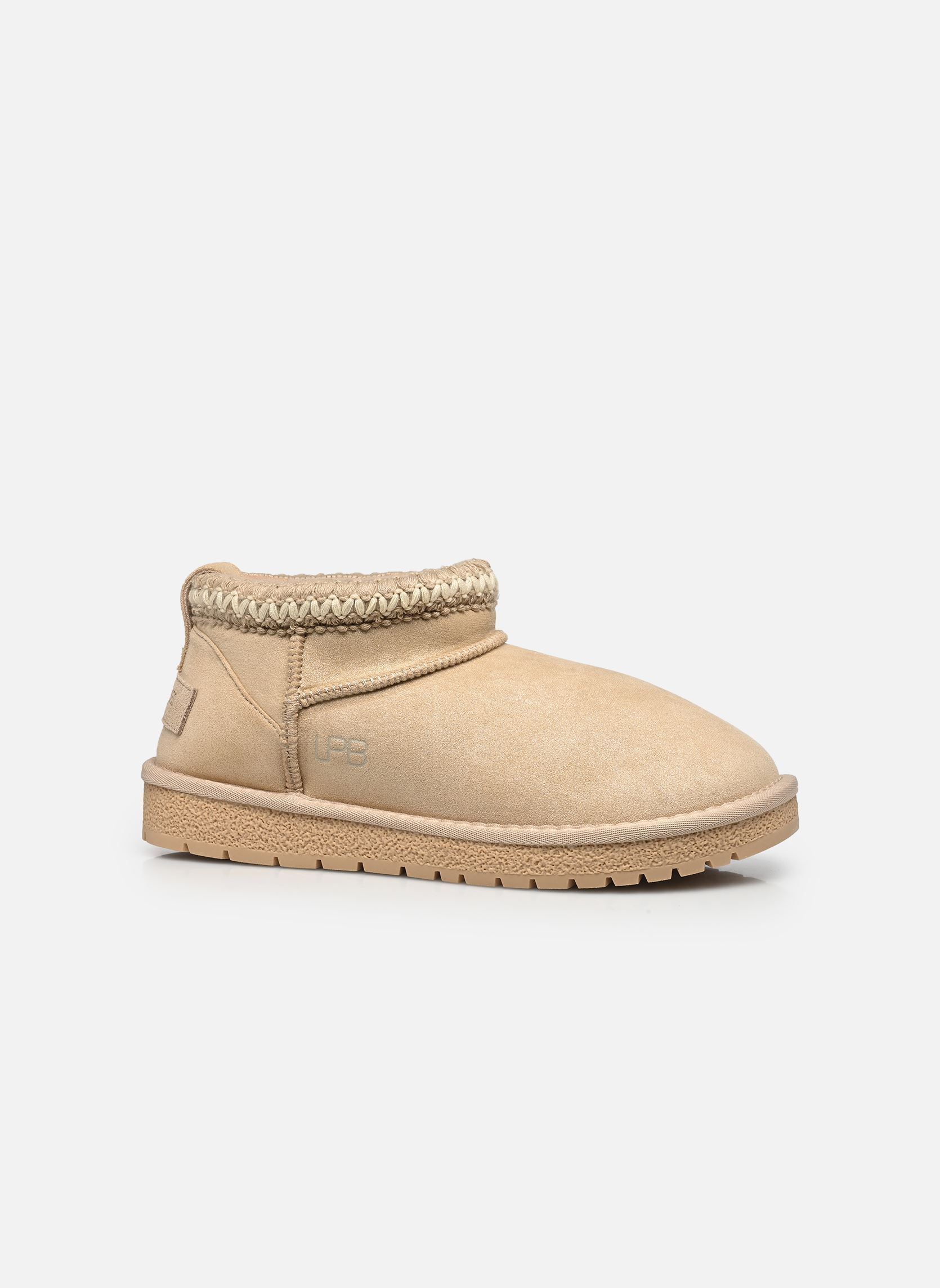 Gevoerde enkellaarsjes MELORA dames beige LPB -LES PETITES BOMBES Gevoerde enkellaarsjes MELORA dames beige Beige glitter