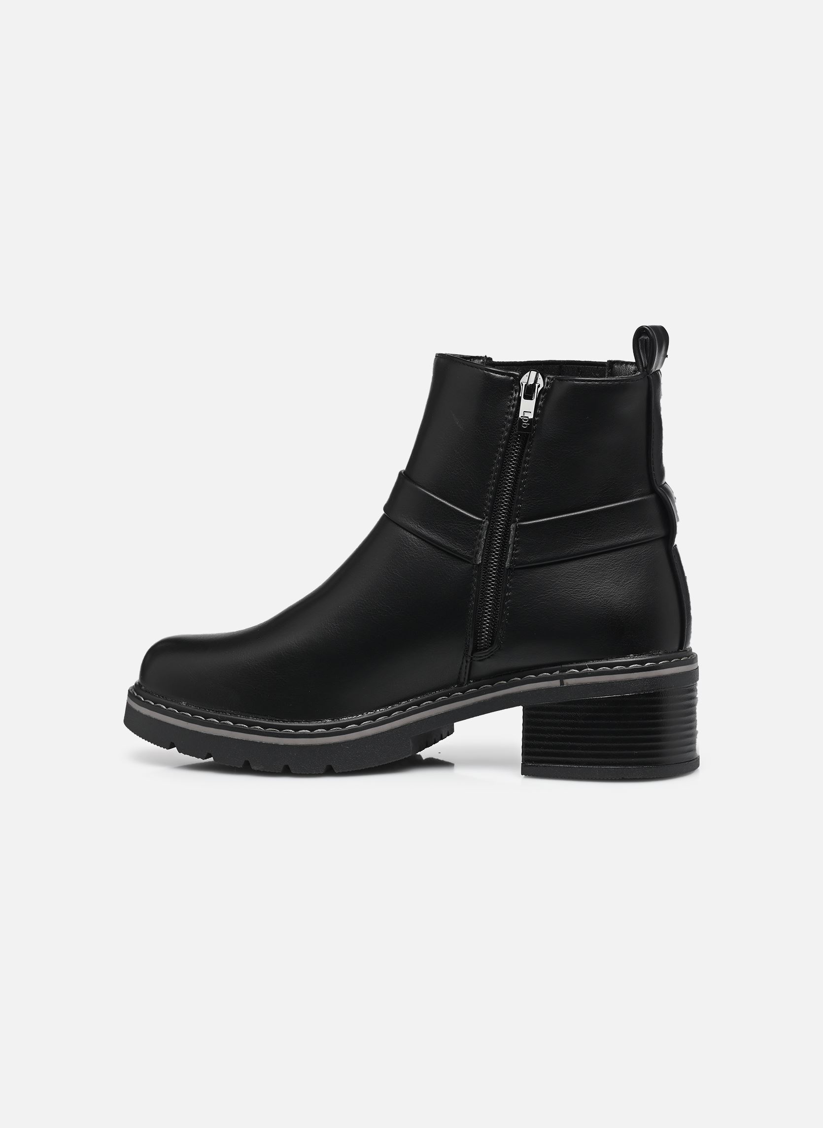 Enkellaarzen en boots MIRTA dames zwart LPB -LES PETITES BOMBES Enkellaarzen en boots MIRTA dames zwart NOIR PU