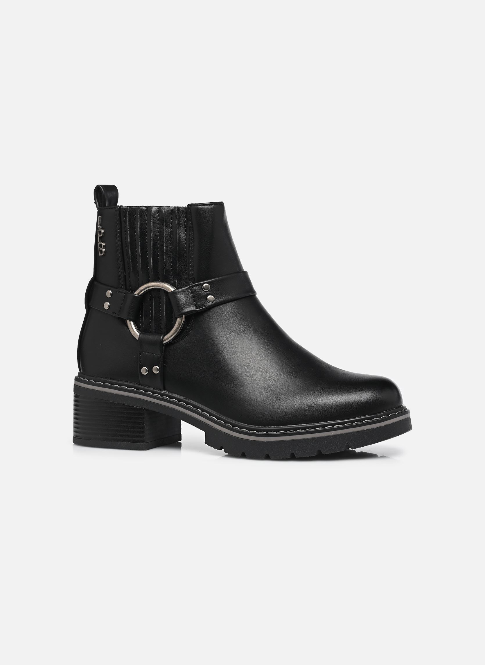 Enkellaarzen en boots MIRTA dames zwart LPB -LES PETITES BOMBES Enkellaarzen en boots MIRTA dames zwart NOIR PU