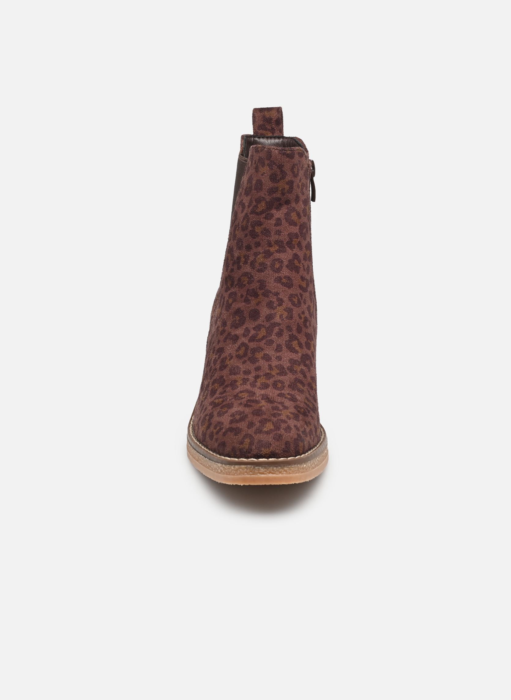 Stiefeletten und Stiefel MAENA damen braun LPB -LES PETITES BOMBES Stiefeletten und Stiefel MAENA damen braun CHOCO LEO SUEDINE