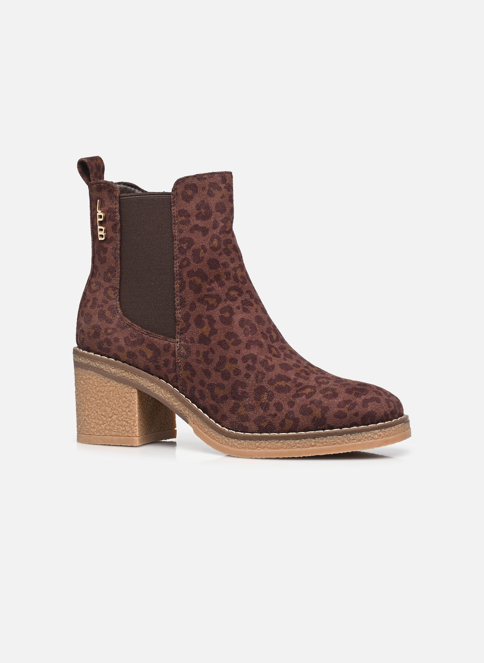 Stiefeletten und Stiefel MAENA damen braun LPB -LES PETITES BOMBES Stiefeletten und Stiefel MAENA damen braun CHOCO LEO SUEDINE