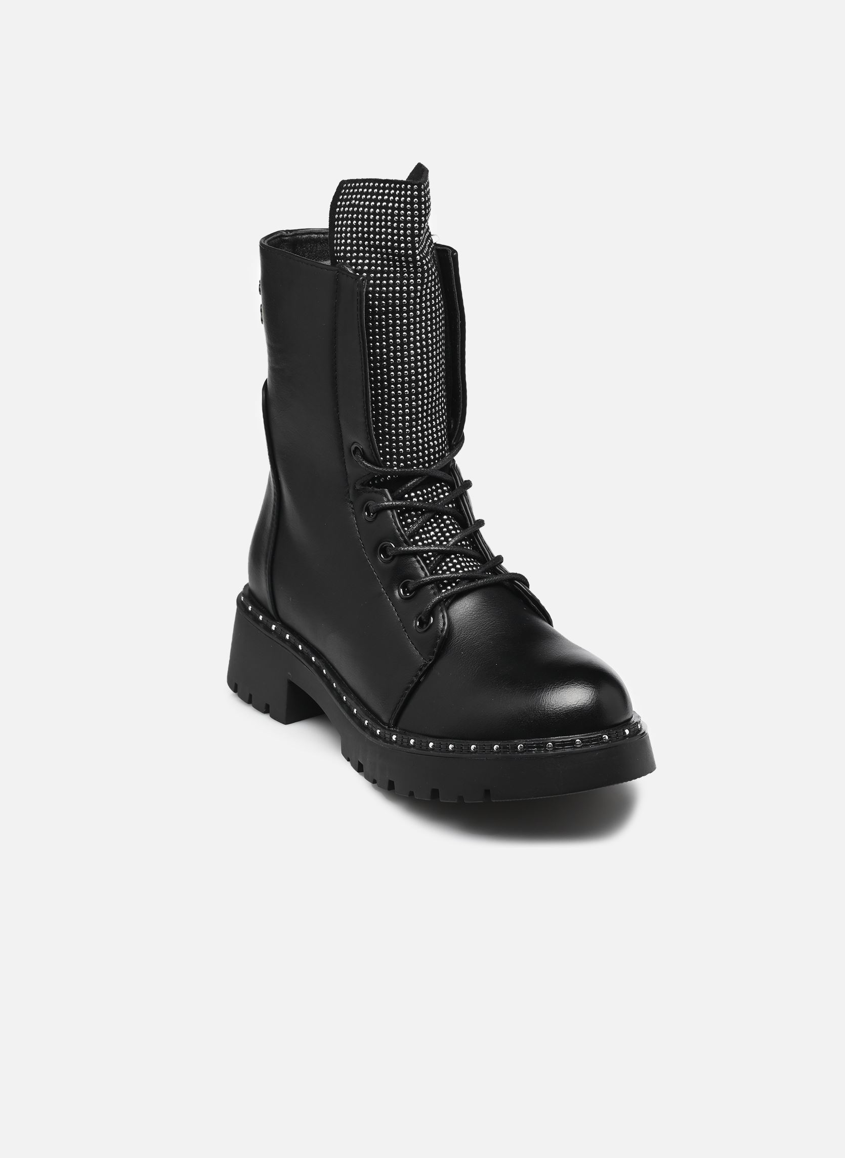Bottines à lacets MIRANA femme noir LPB -LES PETITES BOMBES Bottines à lacets MIRANA femme noir NOIR PU