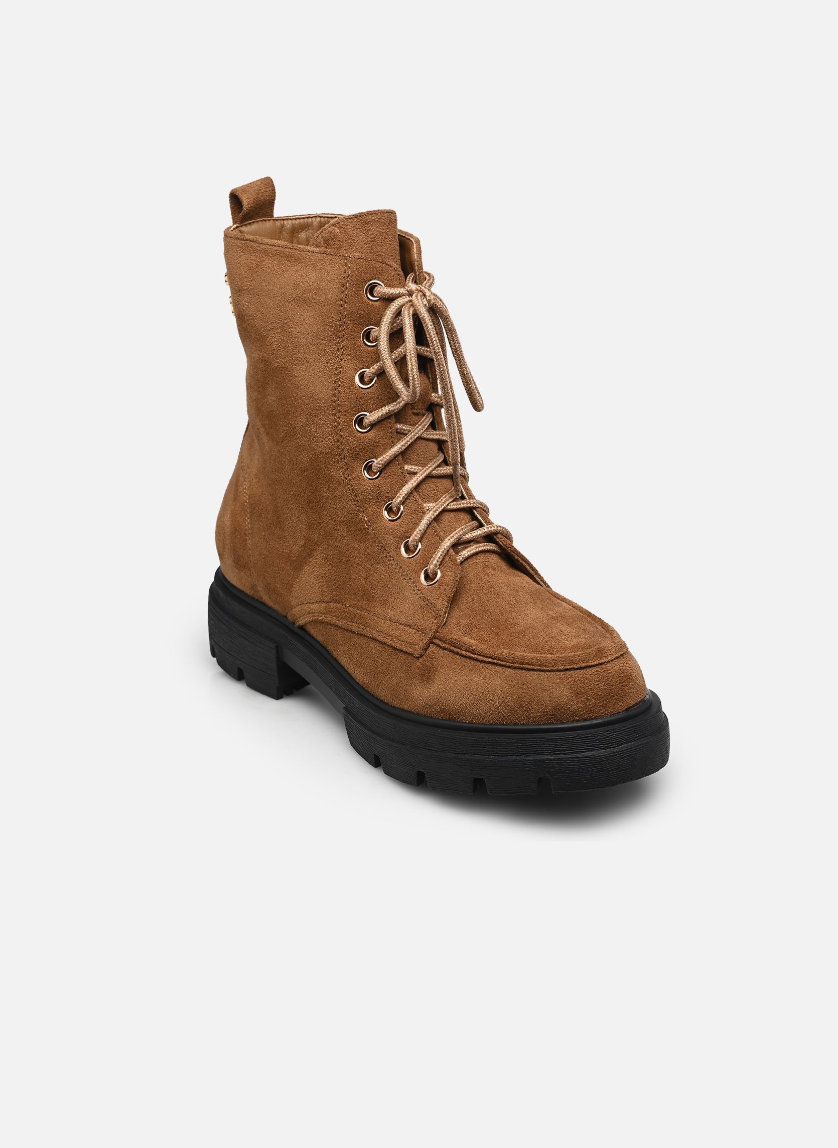 Bottines à lacets MAEWEN femme marron LPB -LES PETITES BOMBES Bottines à lacets MAEWEN femme marron CAMEL SUEDINE