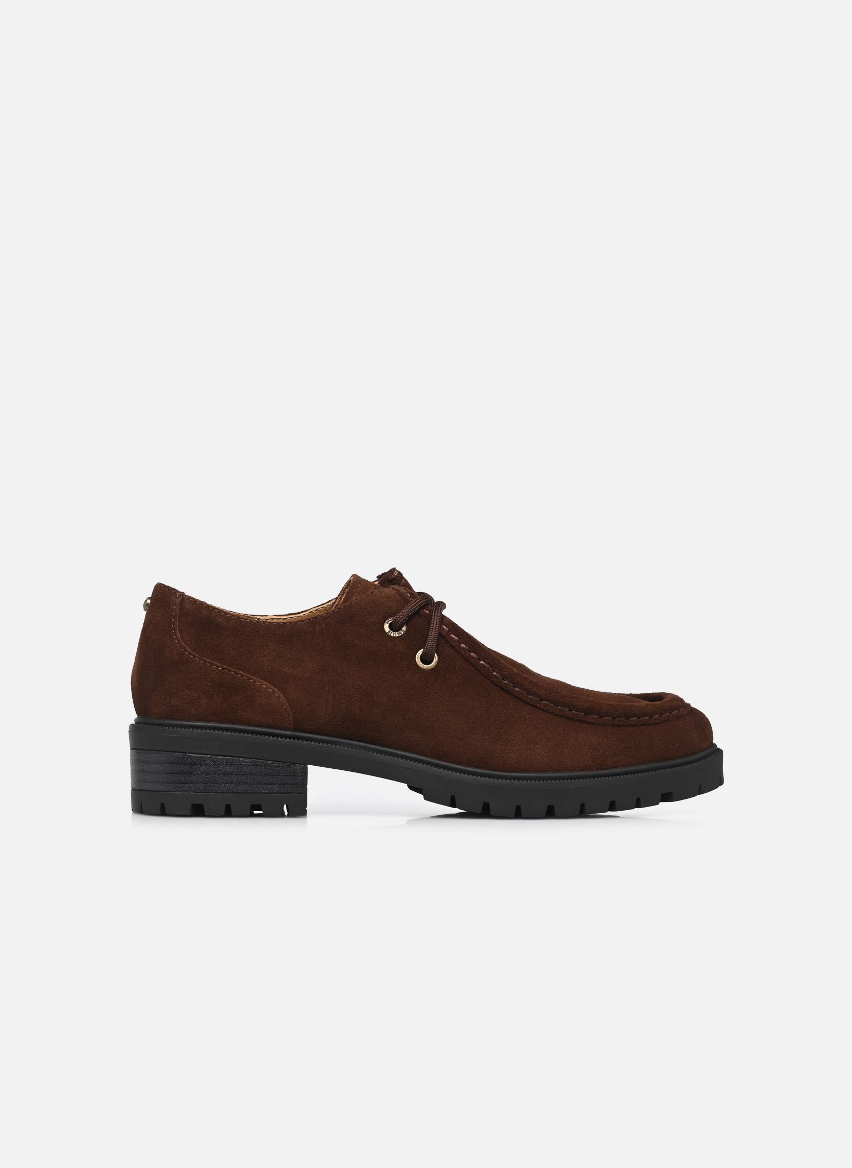 Derby schoenen DIANA dames bruin Karston Derby schoenen DIANA dames bruin CROUTE MARRON
