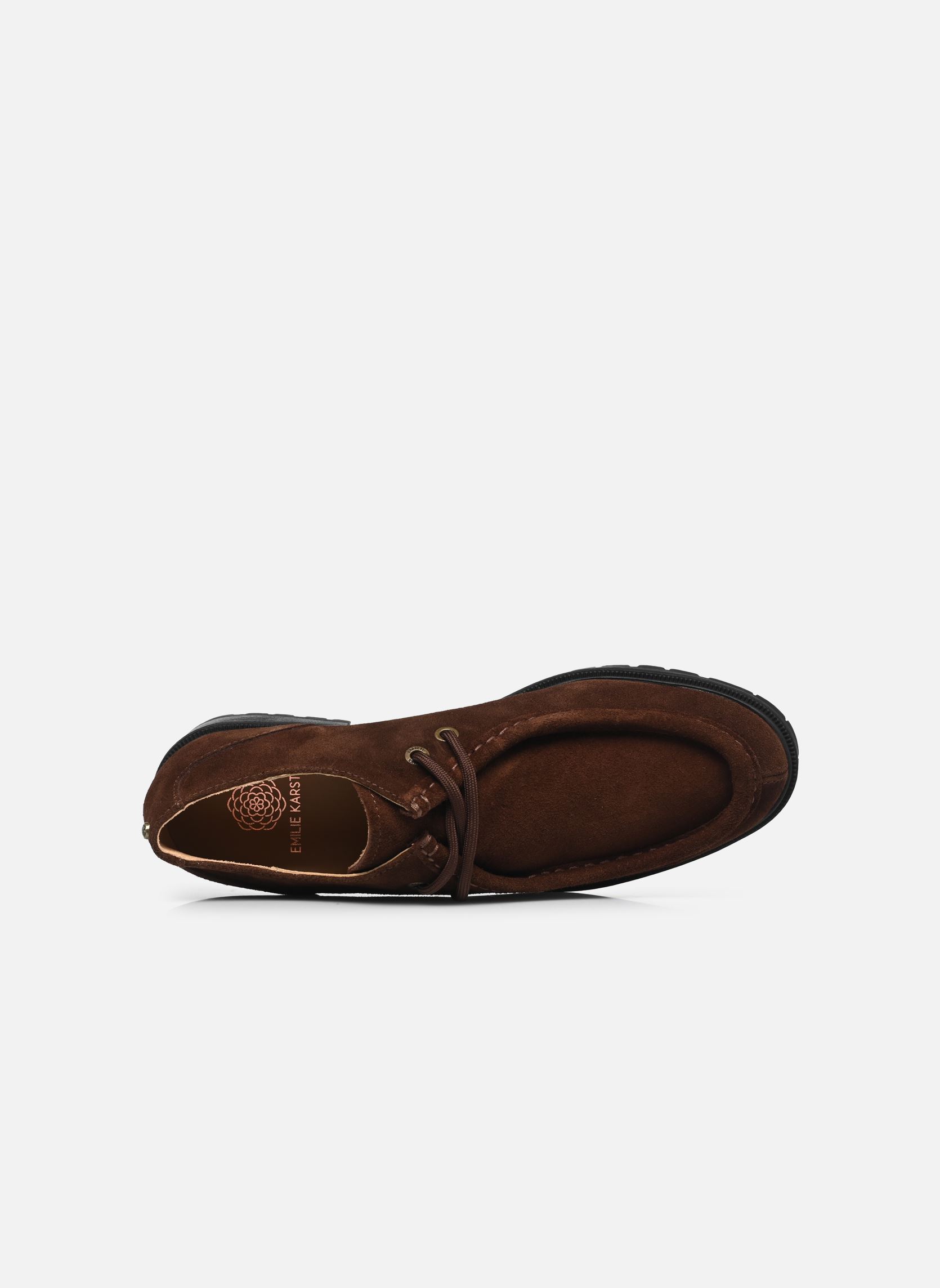 Derby schoenen DIANA dames bruin Karston Derby schoenen DIANA dames bruin CROUTE MARRON