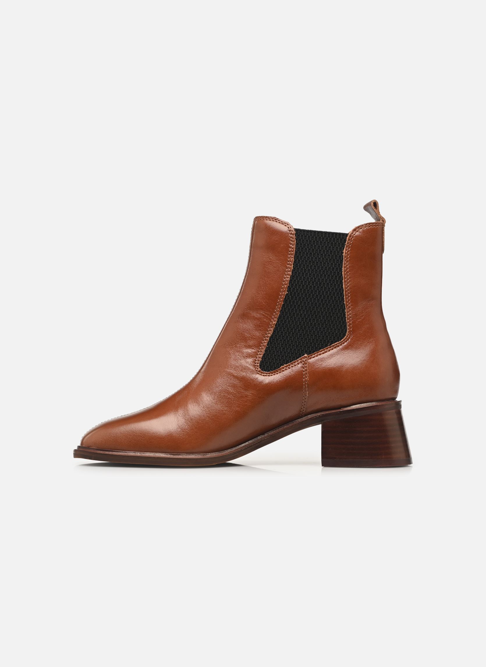 Enkellaarzen en boots HELENA dames bruin Karston Enkellaarzen en boots HELENA dames bruin LISSE COGNAC