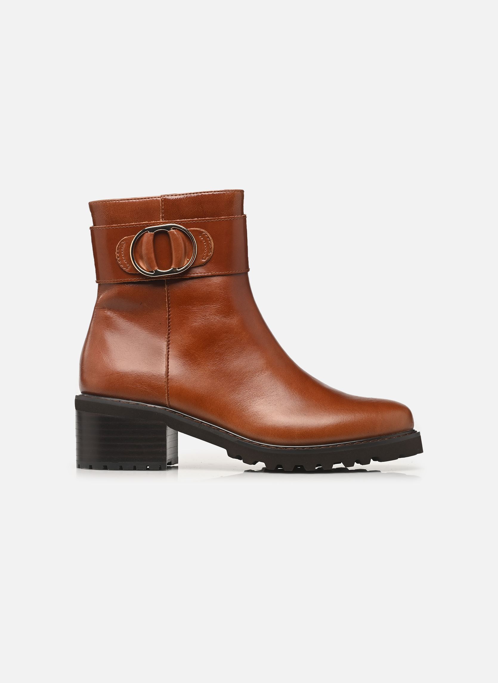 Enkellaarzen en boots QUINN dames bruin Karston Enkellaarzen en boots QUINN dames bruin LISSE COGNAC