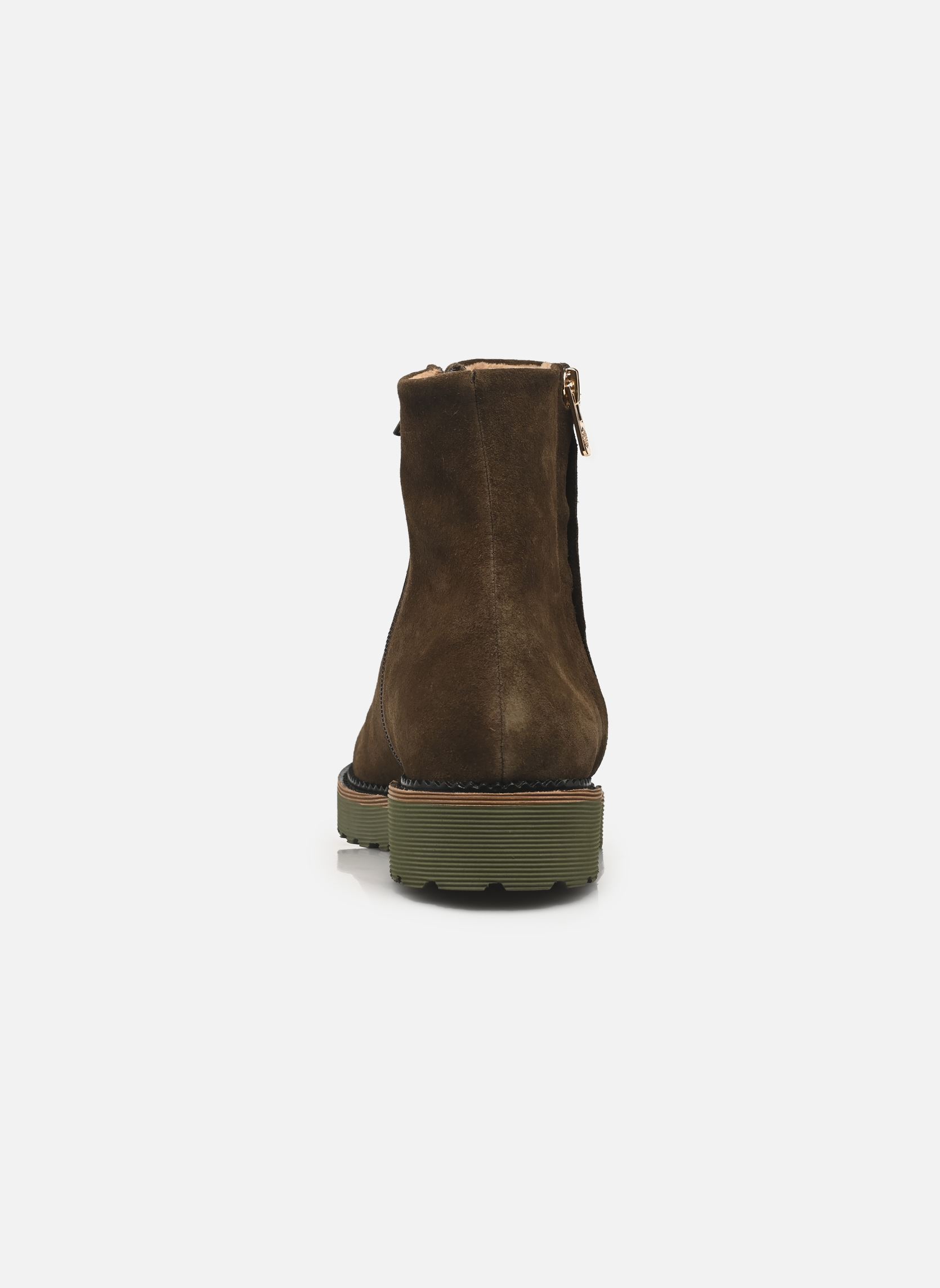 Bottines et boots ONDINE femme vert Karston Bottines et boots ONDINE femme vert Croute Kaki